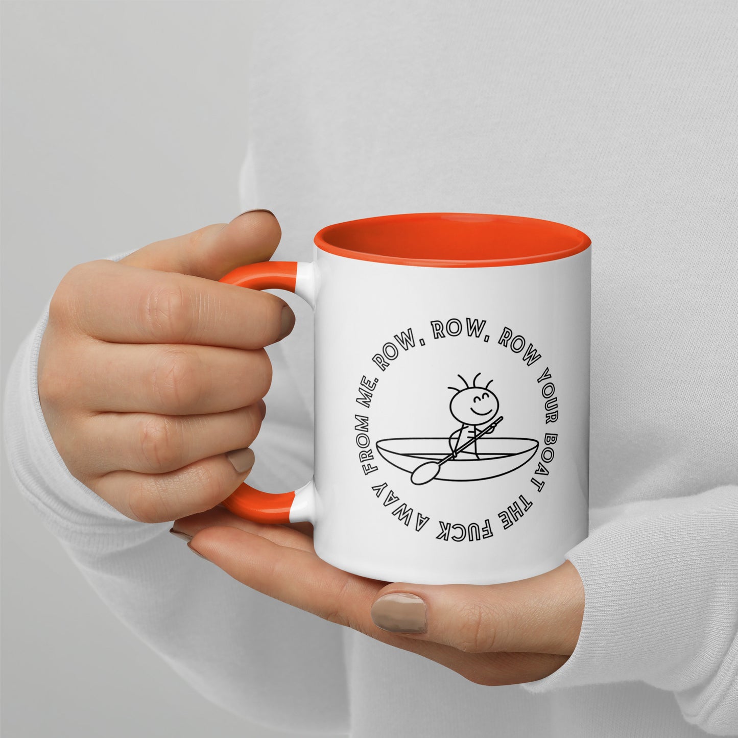 Row Your Boat the Fuck Away Coffee Mug