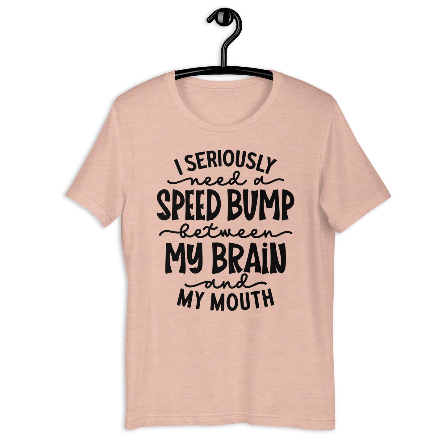 Spontaneity Unleashed: Brain-to-Mouth Speed Bump Shirt