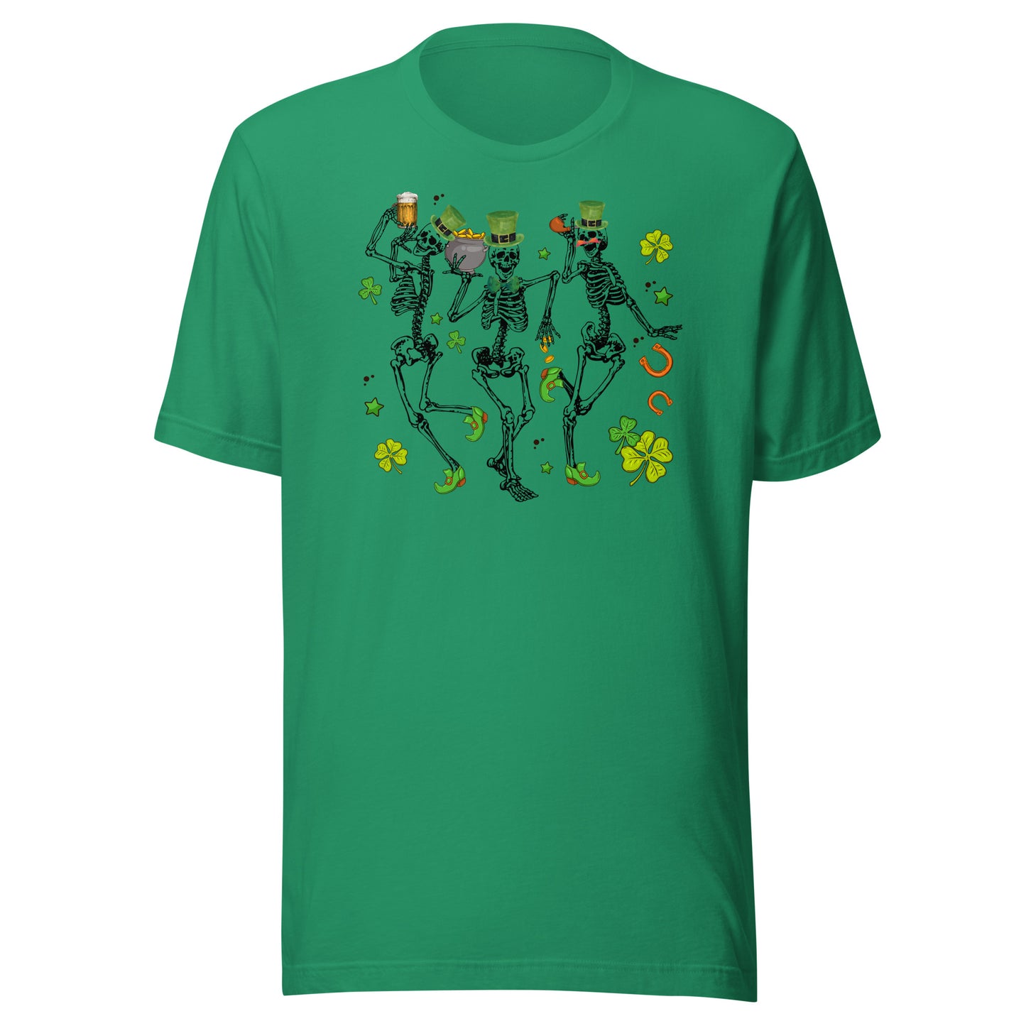 Funny Drinking Irish Skeletons St Patrick's Day tShirt