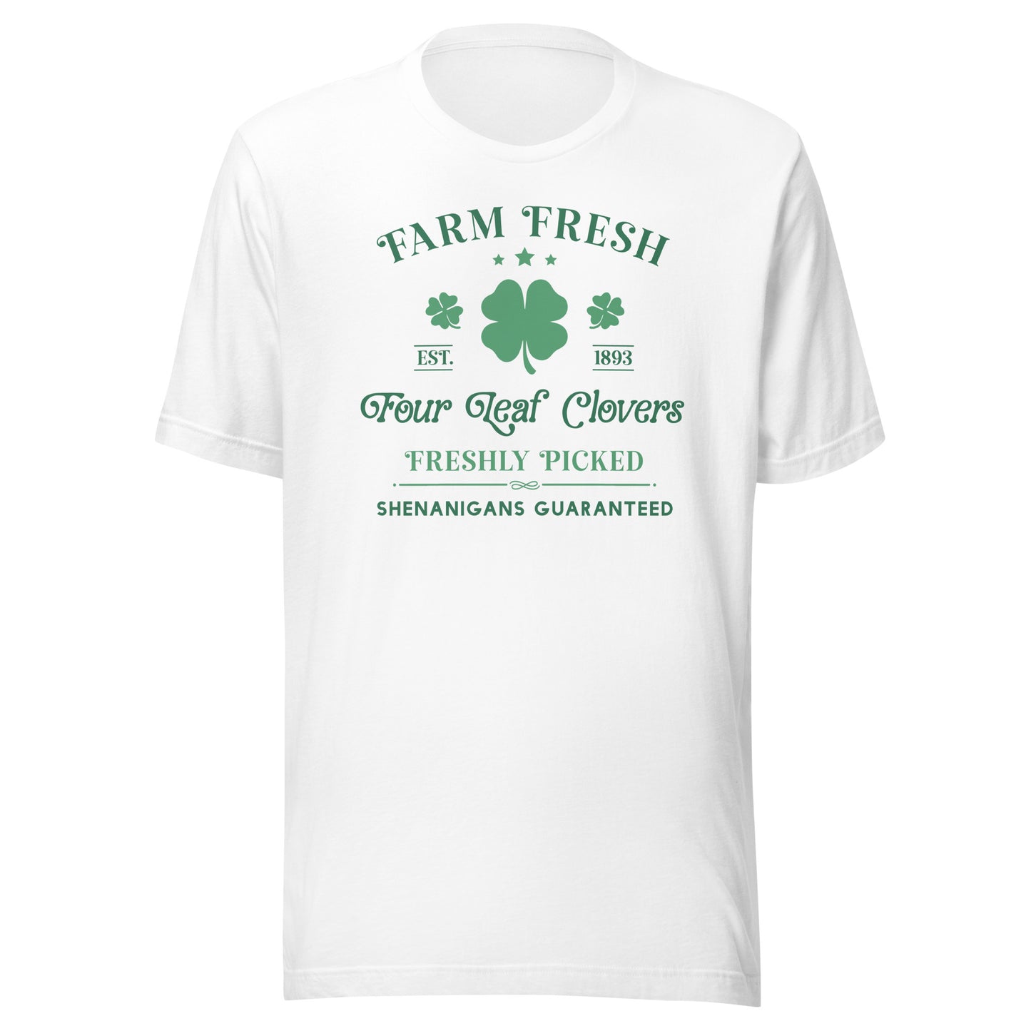 Sassy St Patricks Day Four Leaf Clover TShirt