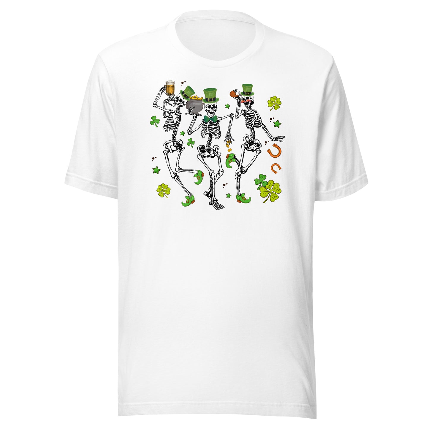 Funny Drinking Irish Skeletons St Patrick's Day tShirt