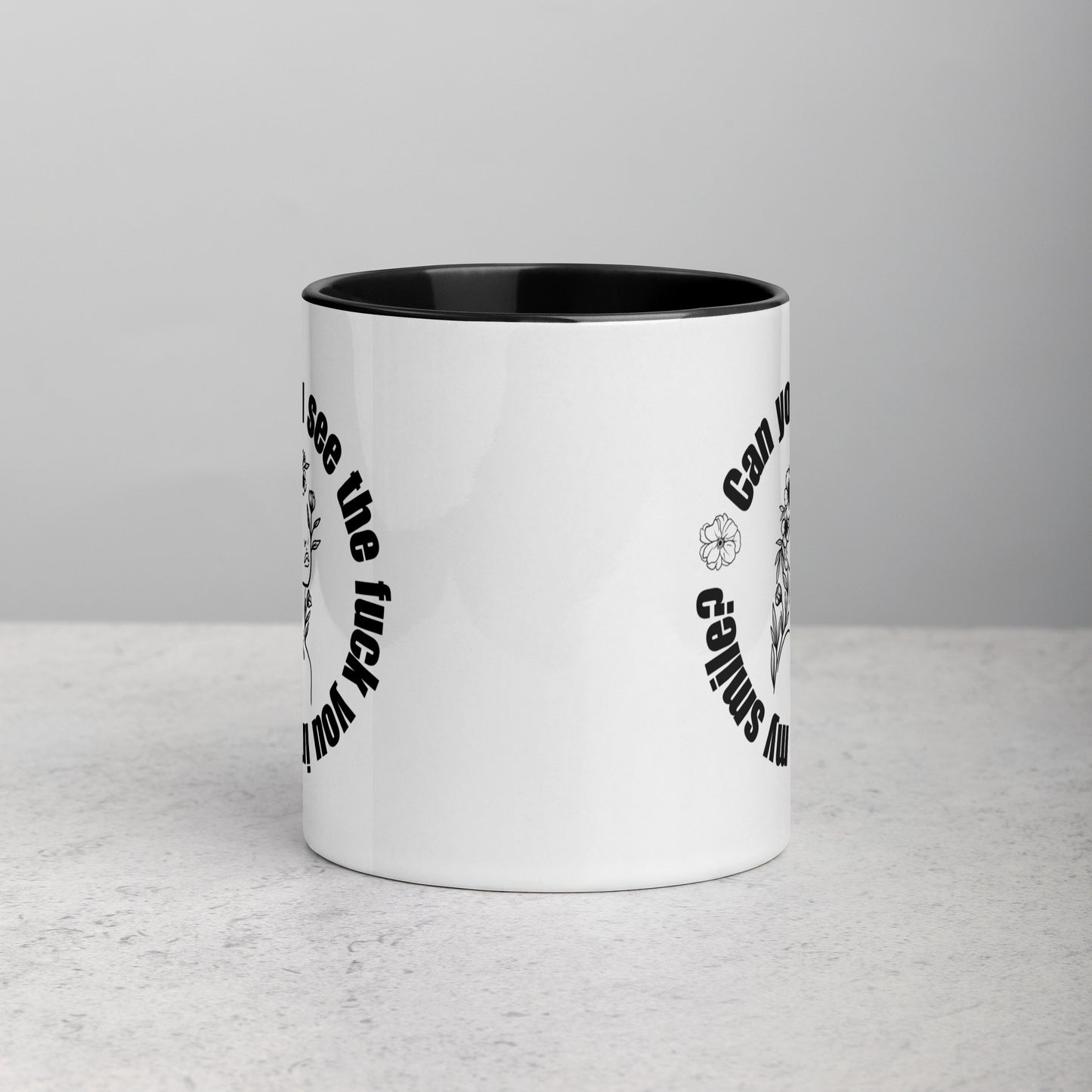 Fuck You in My Smile Coffee Mug
