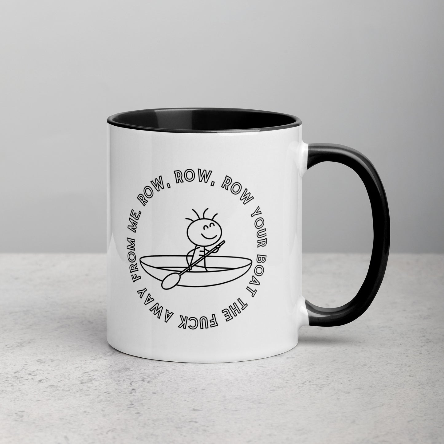 Row Your Boat the Fuck Away Coffee Mug