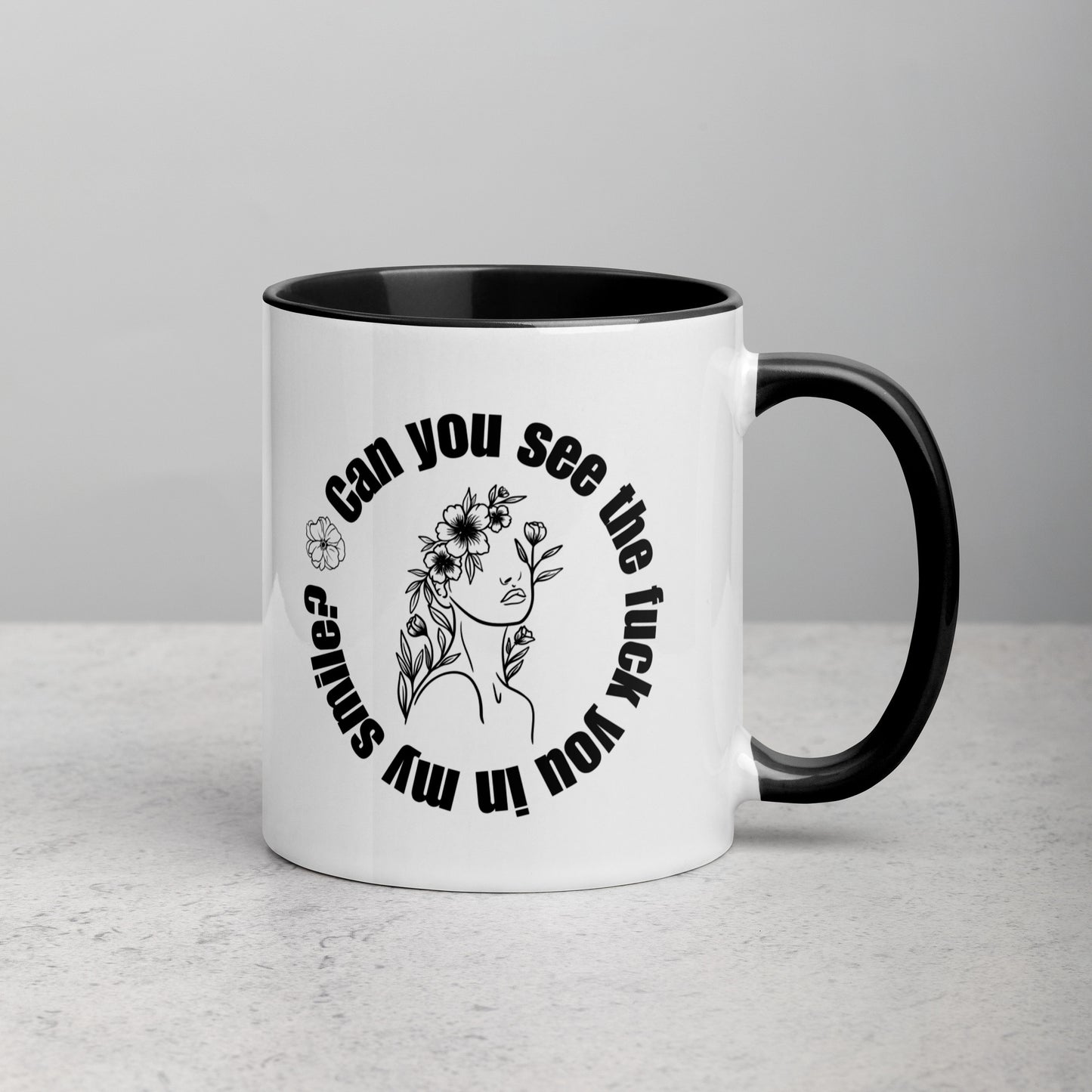 Fuck You in My Smile Coffee Mug