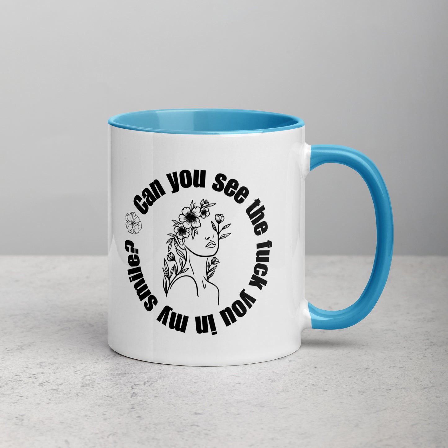 Fuck You in My Smile Coffee Mug