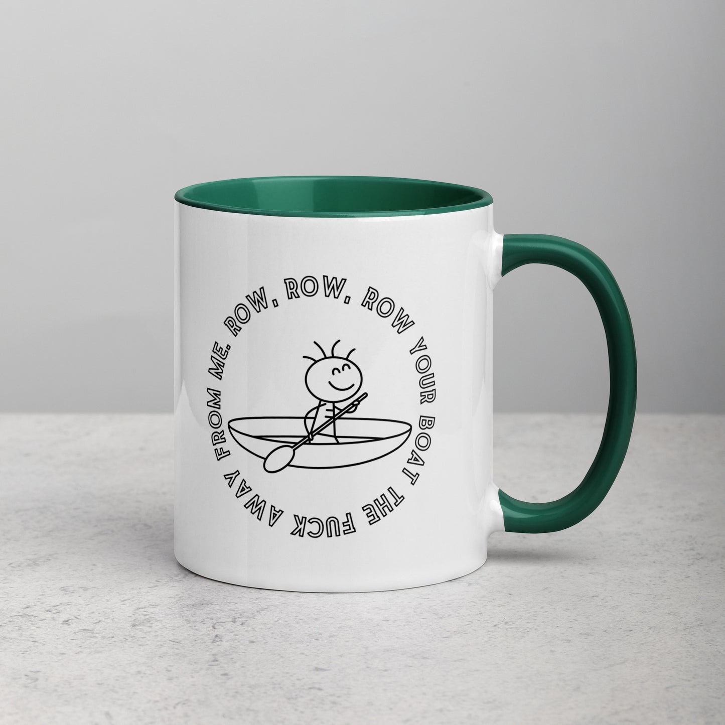 Row Your Boat the Fuck Away Coffee Mug