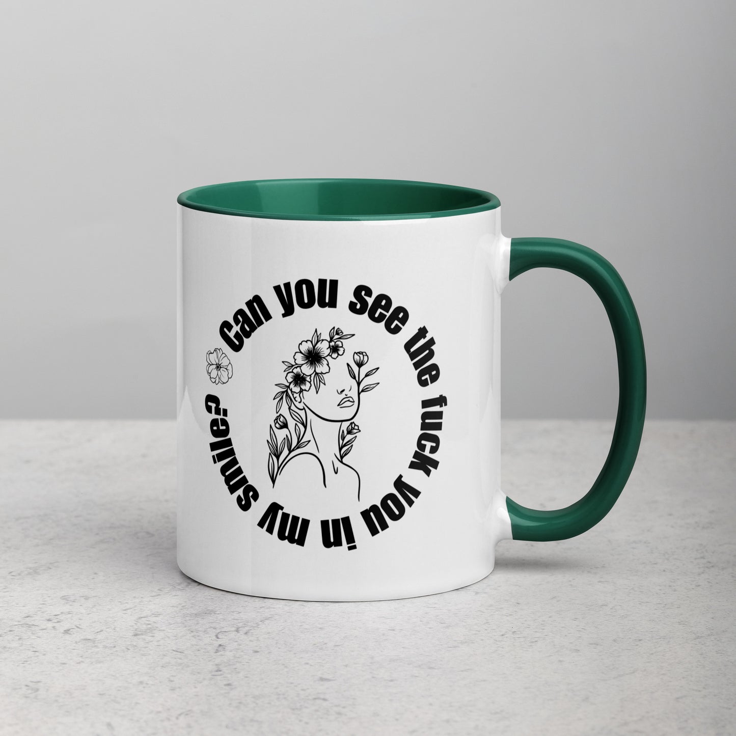 Fuck You in My Smile Coffee Mug