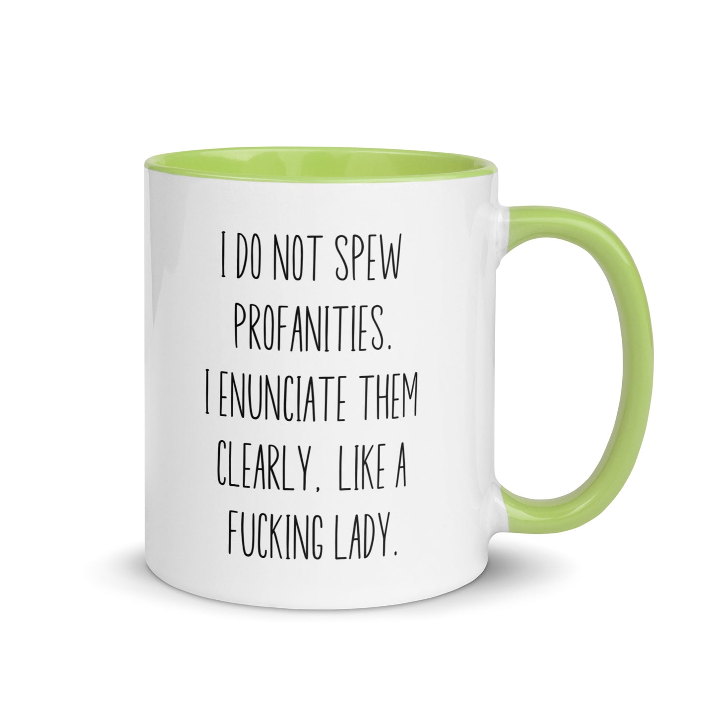 I Do Not Spew Profanities Coffee Mug