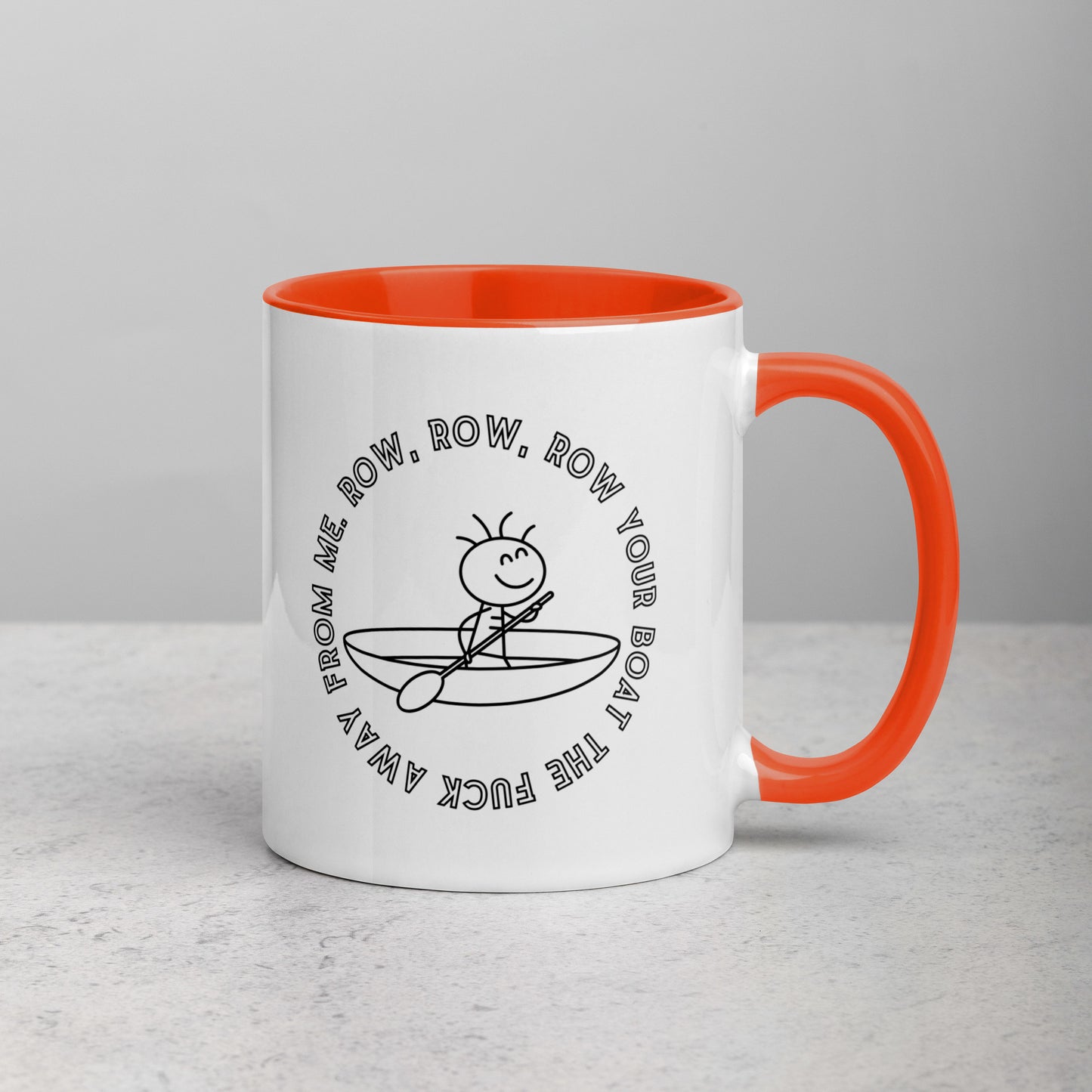 Row Your Boat the Fuck Away Coffee Mug