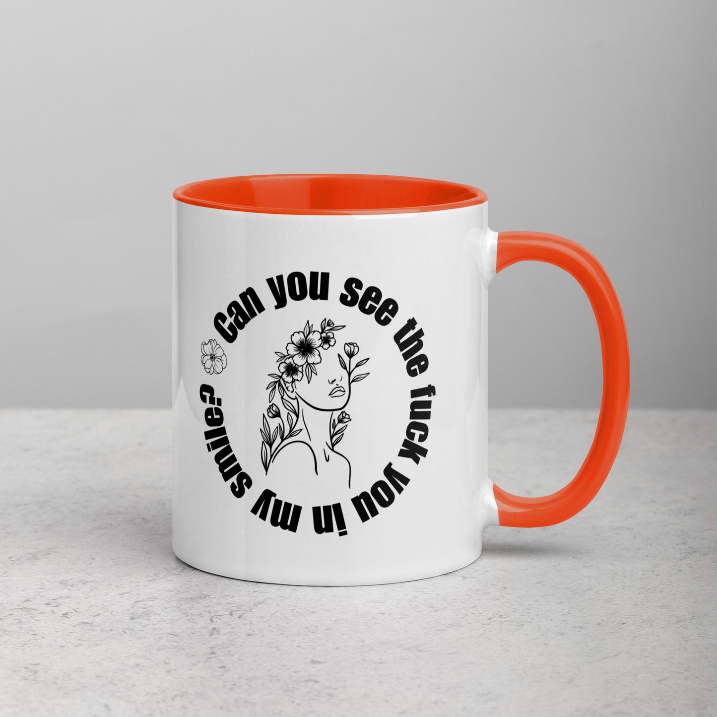 Fuck You in My Smile Coffee Mug