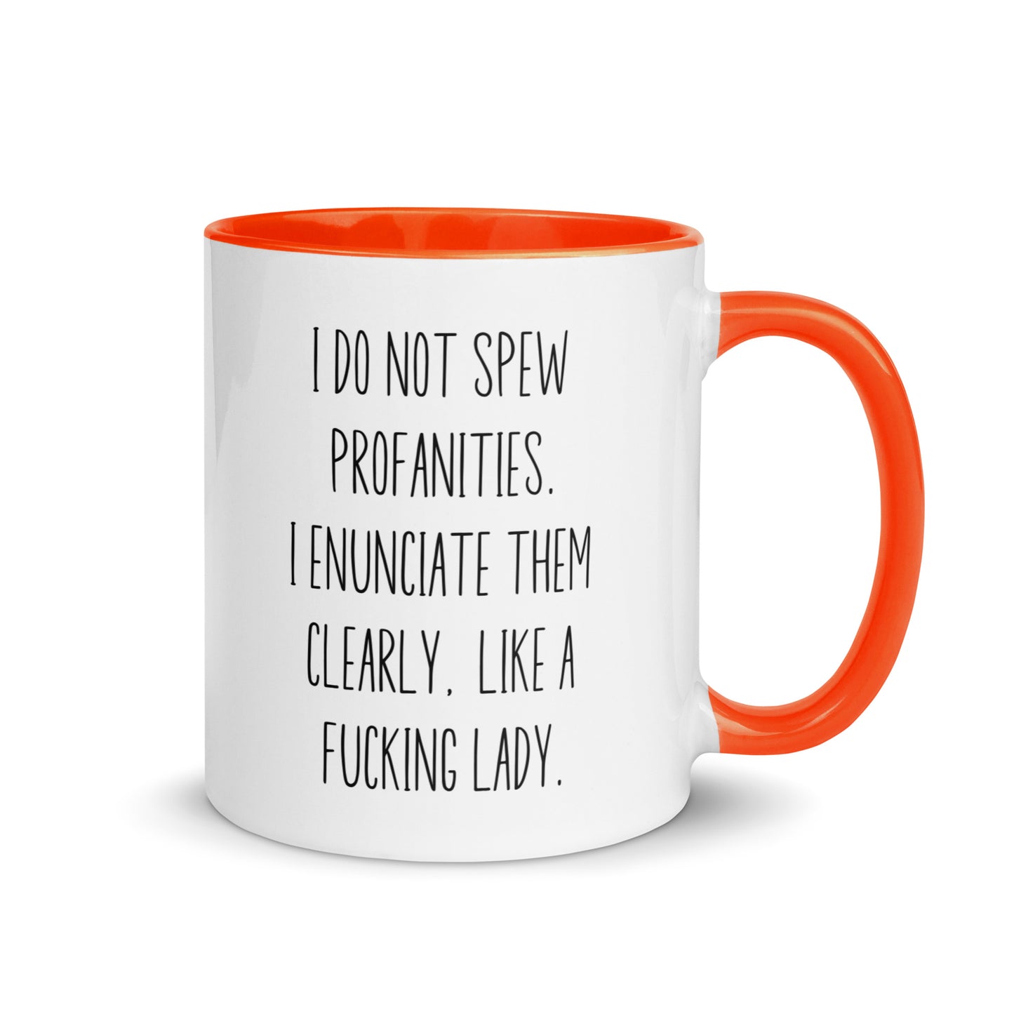 I Do Not Spew Profanities Coffee Mug