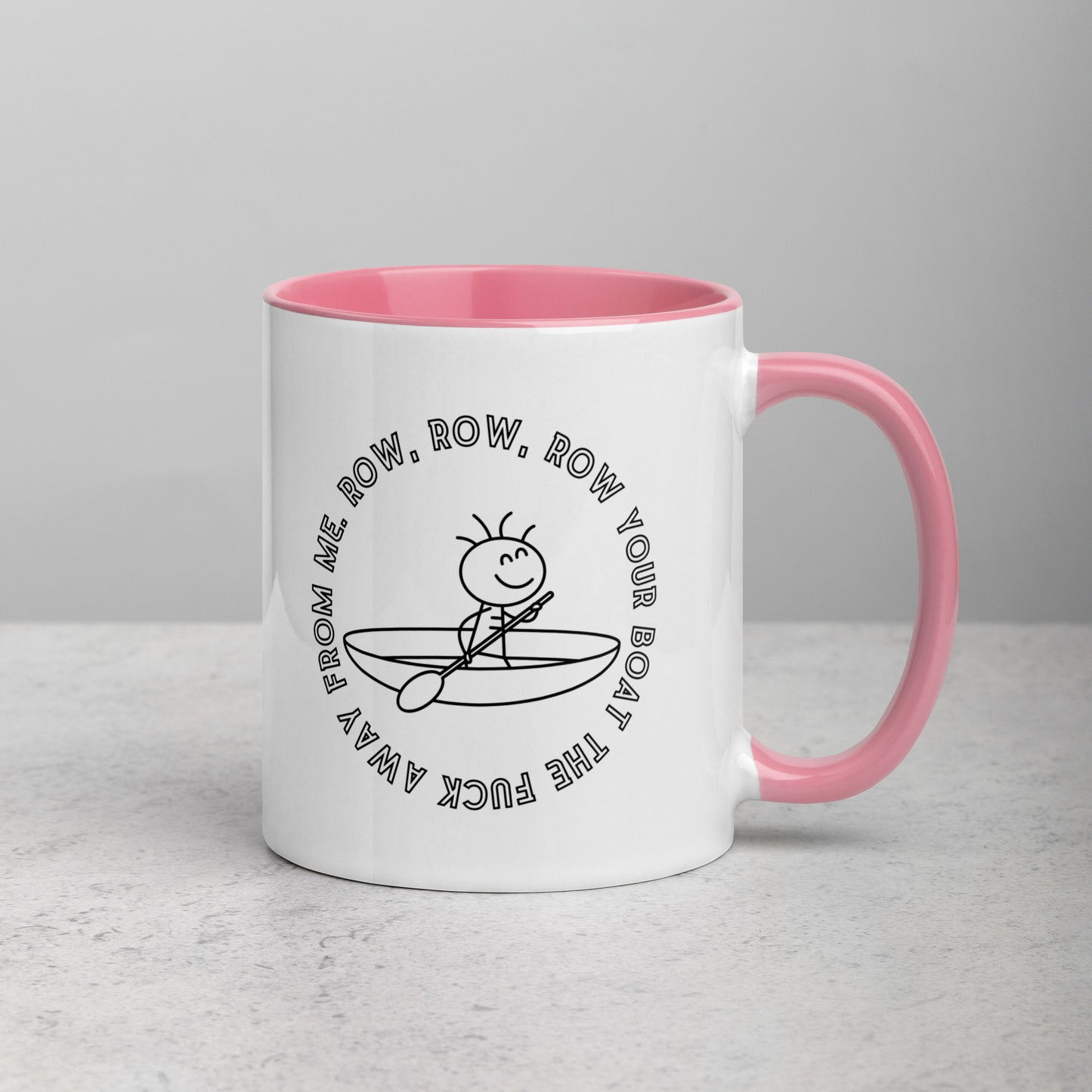 Row Your Boat the Fuck Away Coffee Mug