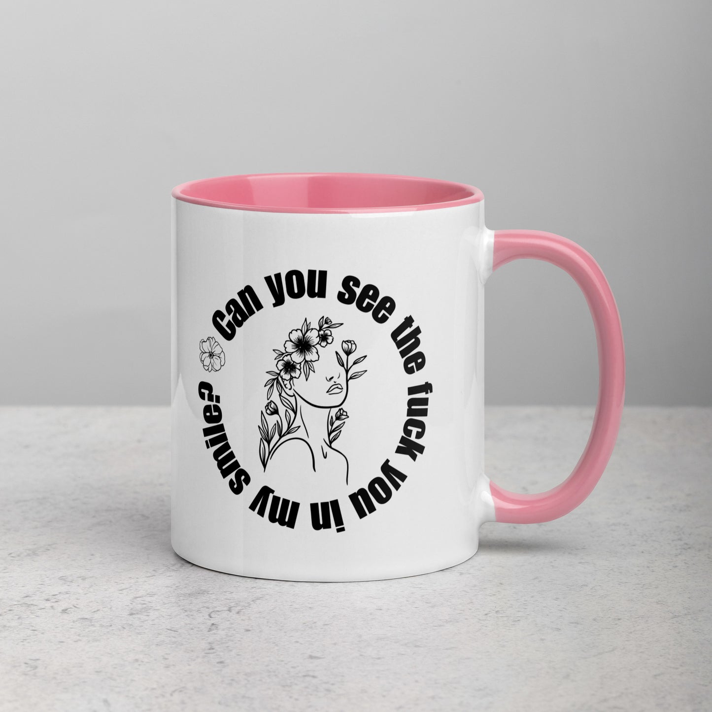 Fuck You in My Smile Coffee Mug