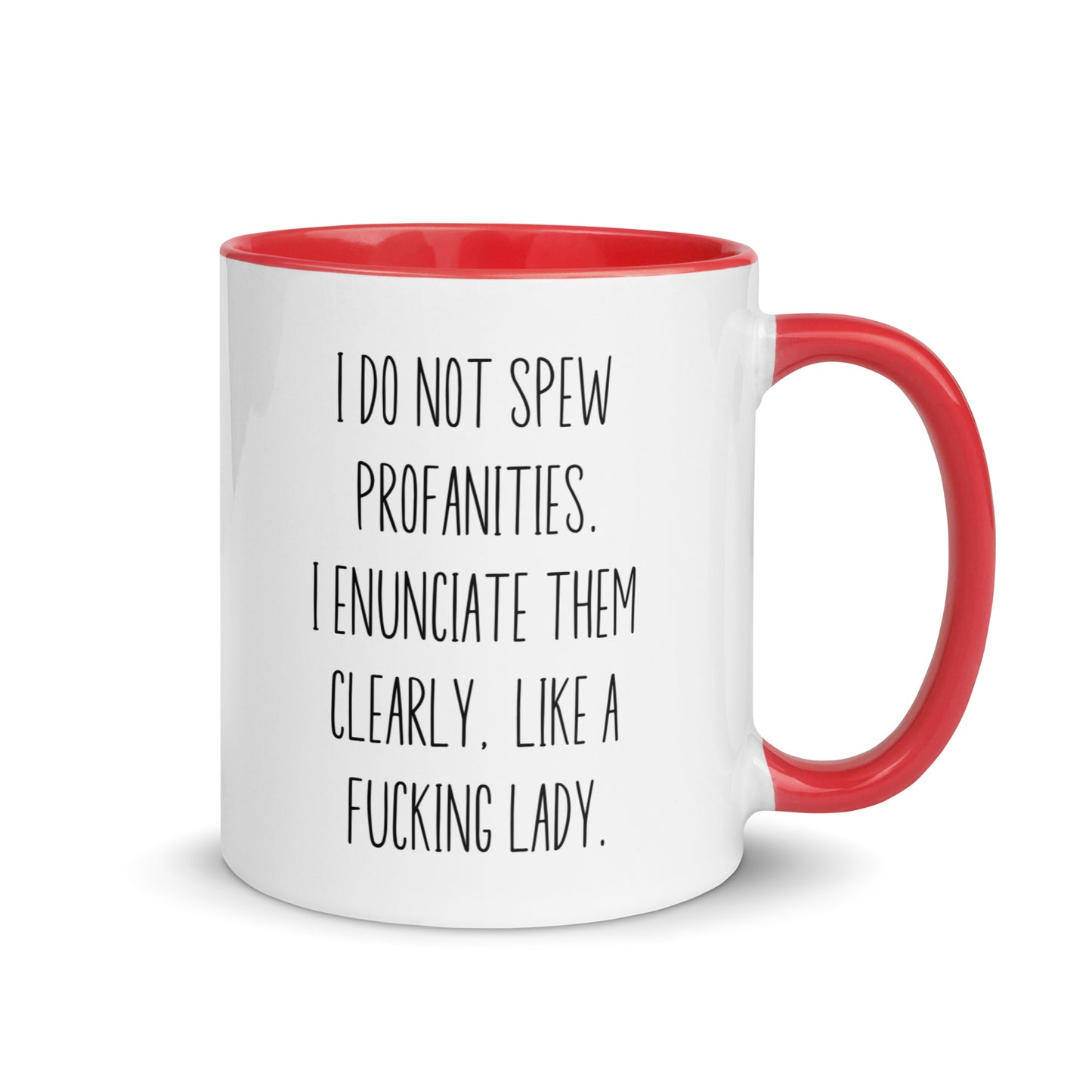 I Do Not Spew Profanities Coffee Mug