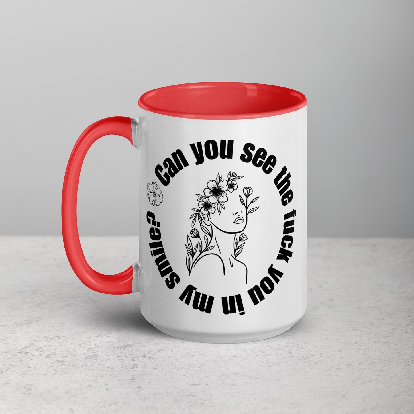 Fuck You in My Smile Coffee Mug
