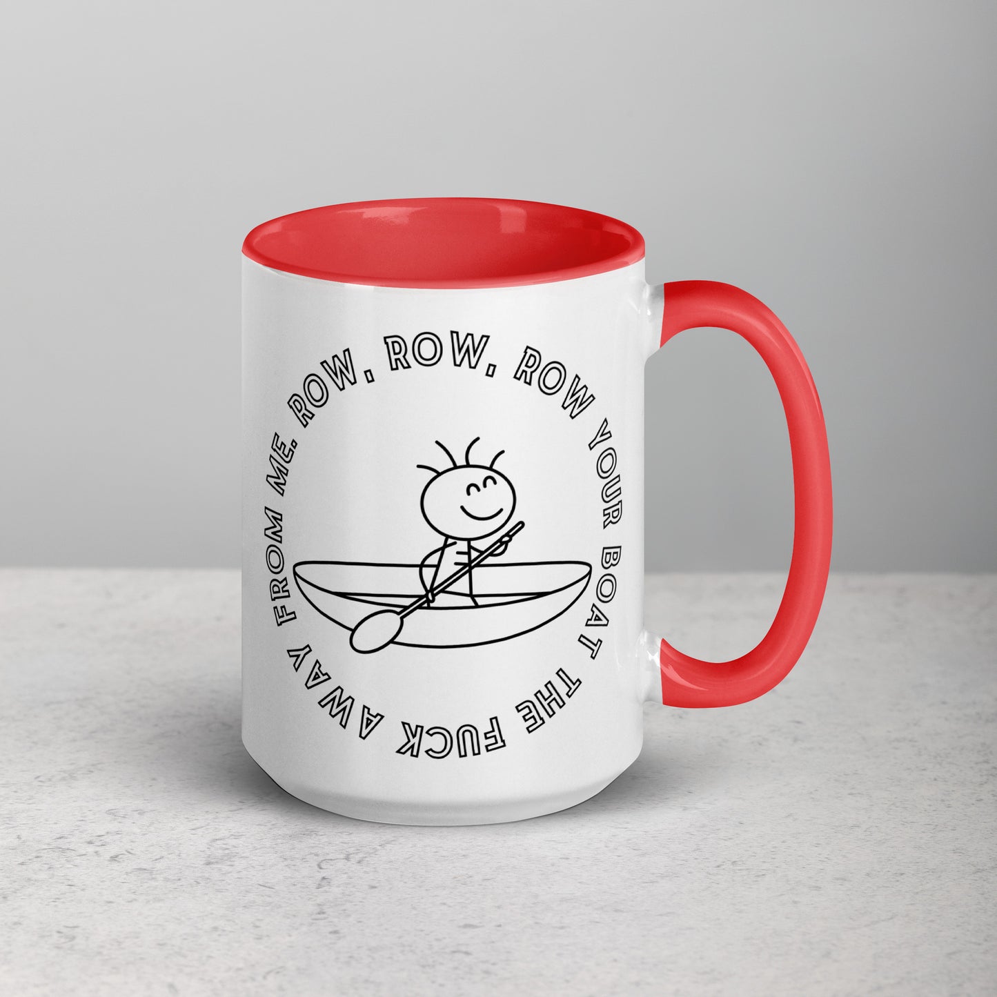 Row Your Boat the Fuck Away Coffee Mug