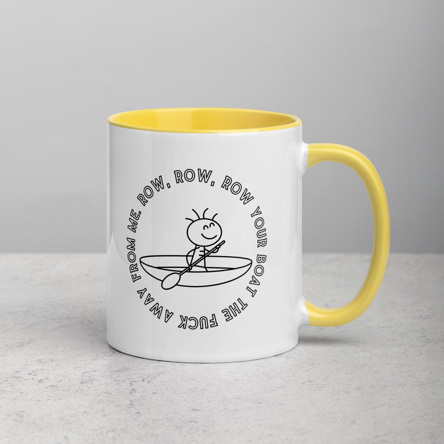 Row Your Boat the Fuck Away Coffee Mug