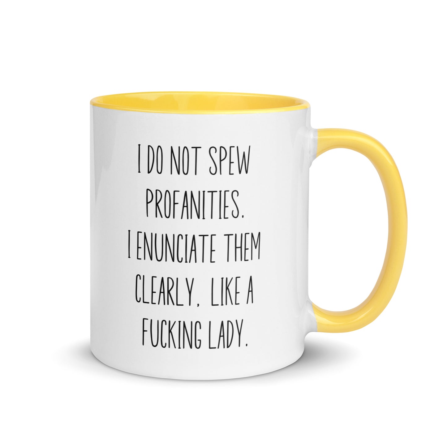 I Do Not Spew Profanities Coffee Mug