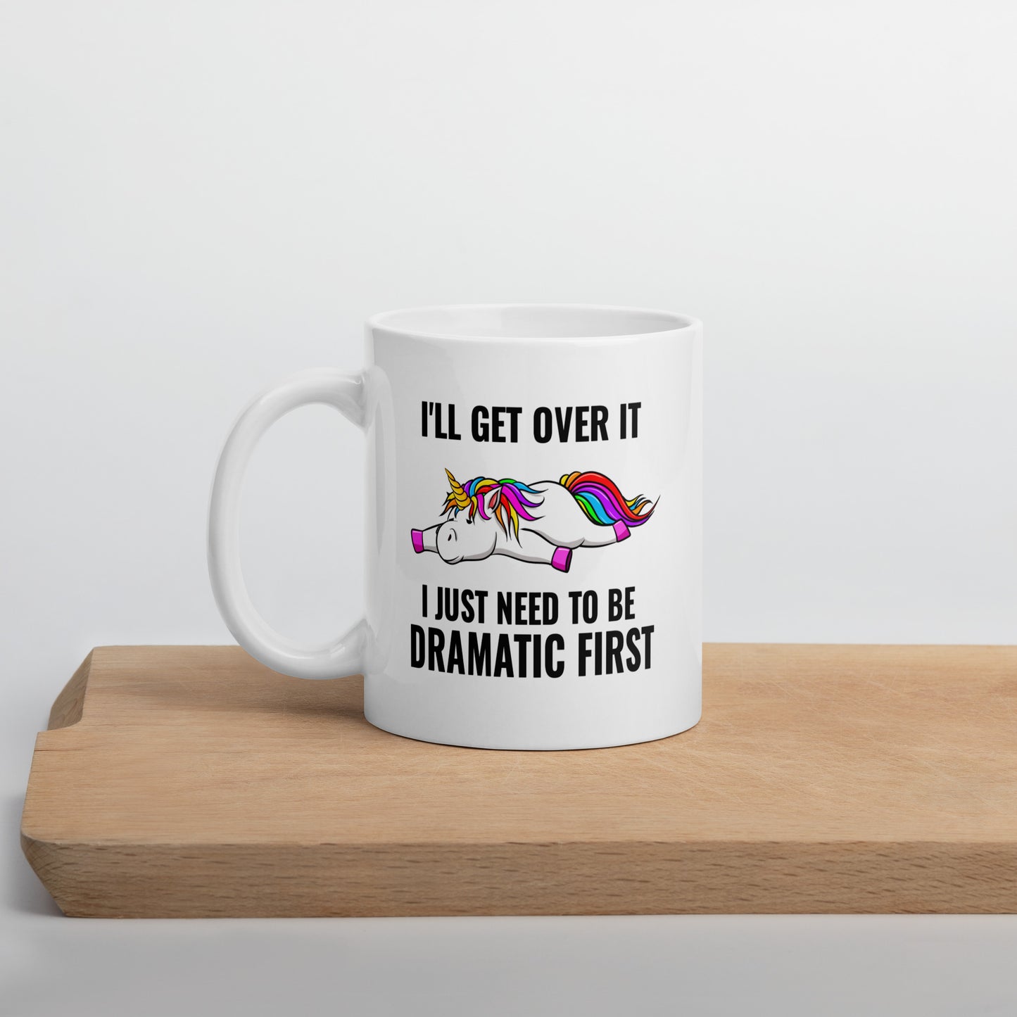 Dramatic First Coffee Mug