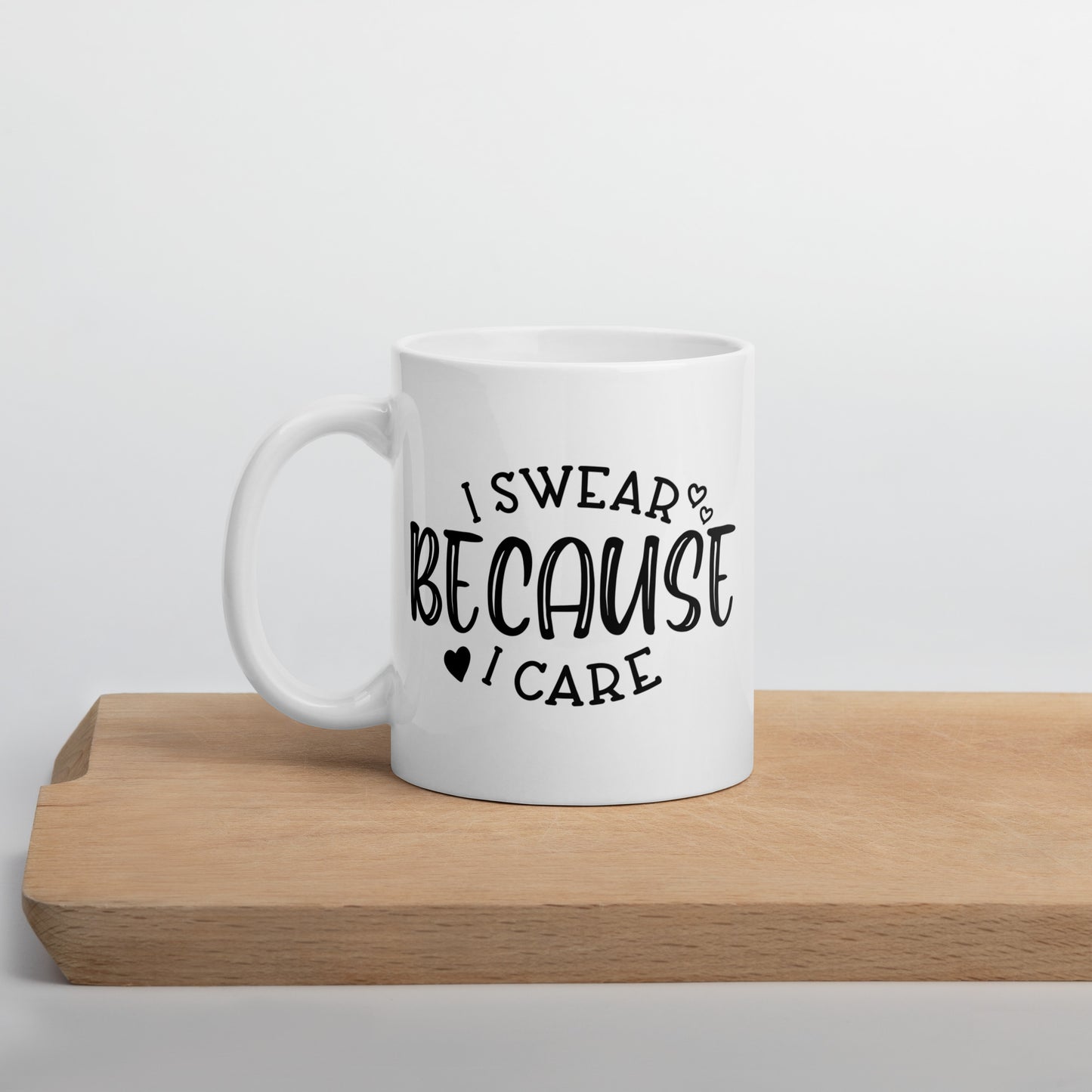 Swearing and Caring Coffee Mug