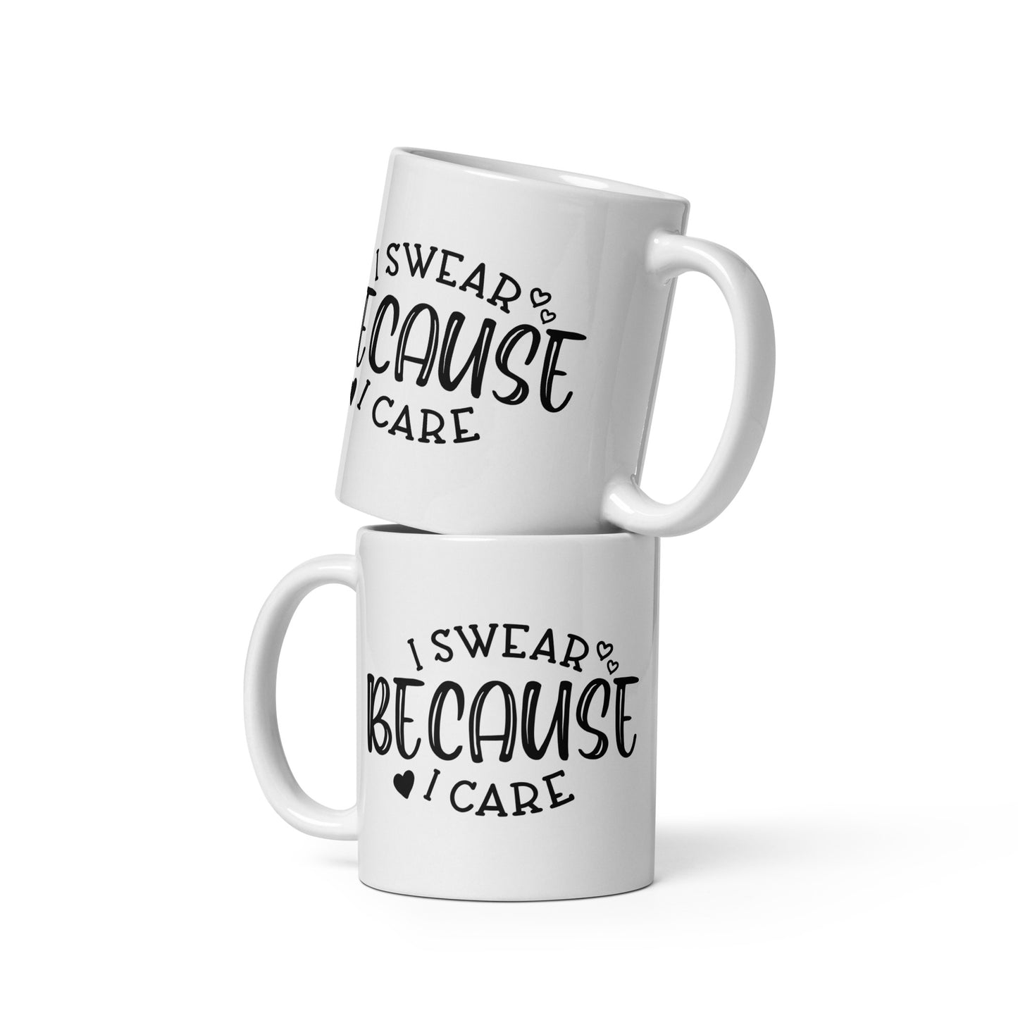 Swearing and Caring Coffee Mug