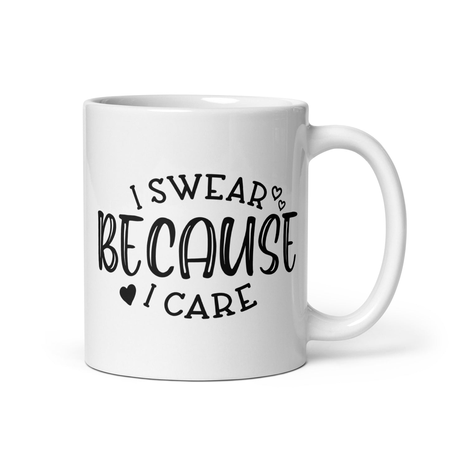 Swearing and Caring Coffee Mug