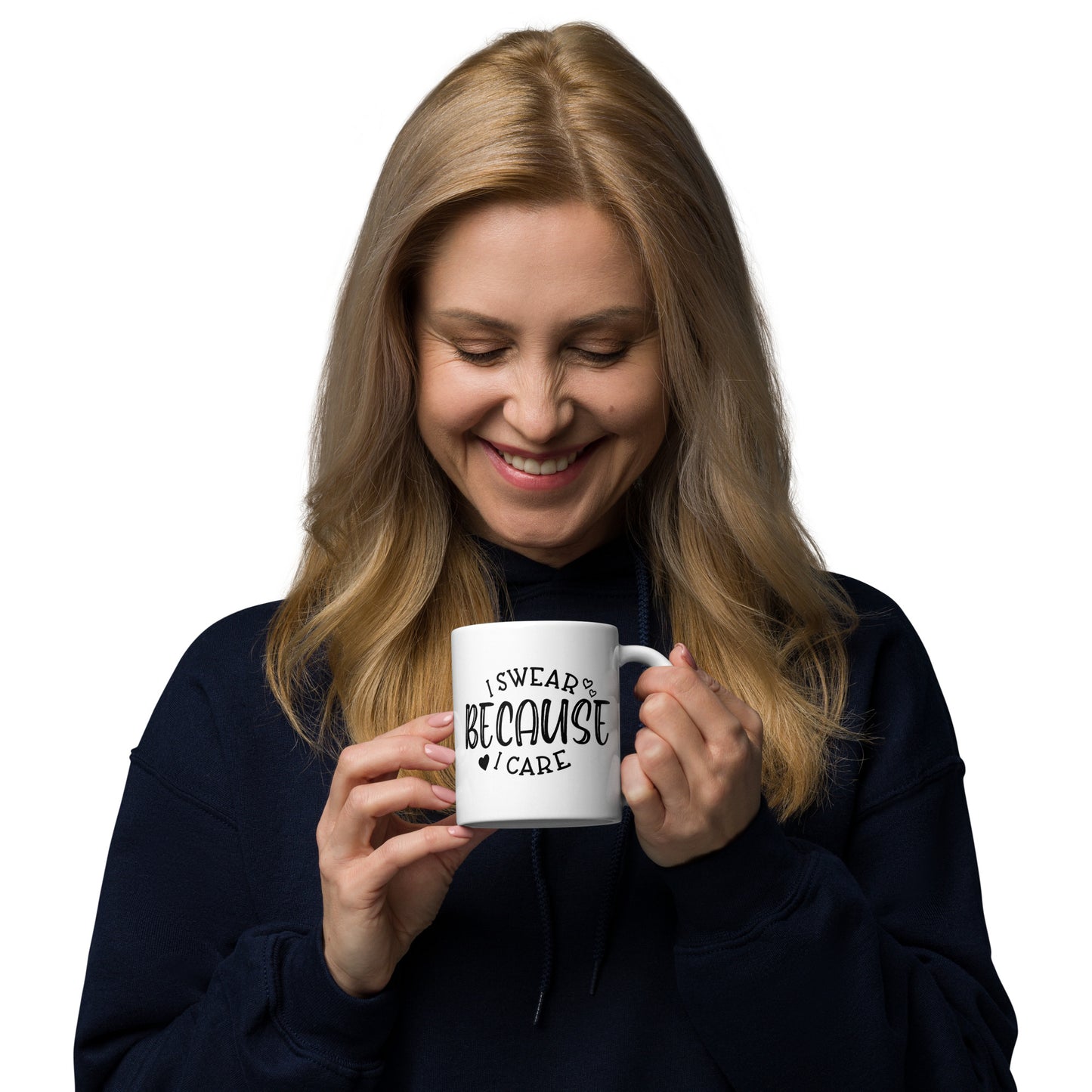 Swearing and Caring Coffee Mug