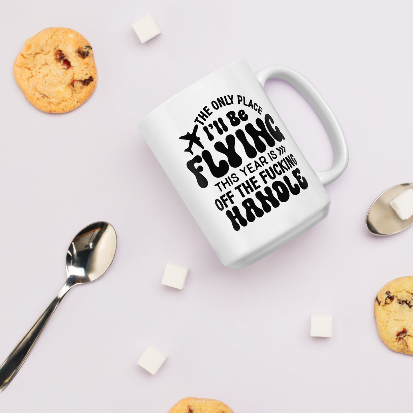 Flying Off the Fucking Handle Coffee Mug