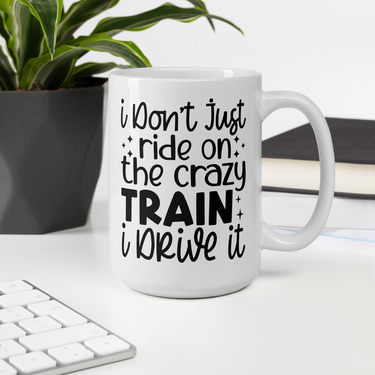 Driving the Crazy Train Coffee Mug