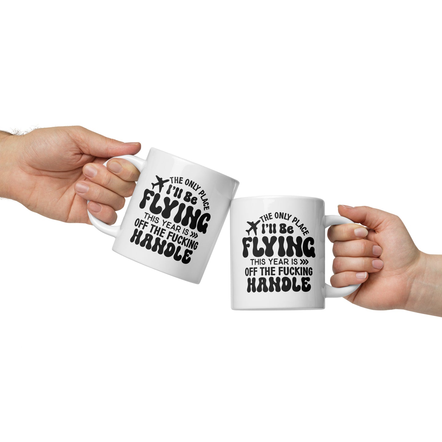 Flying Off the Fucking Handle Coffee Mug