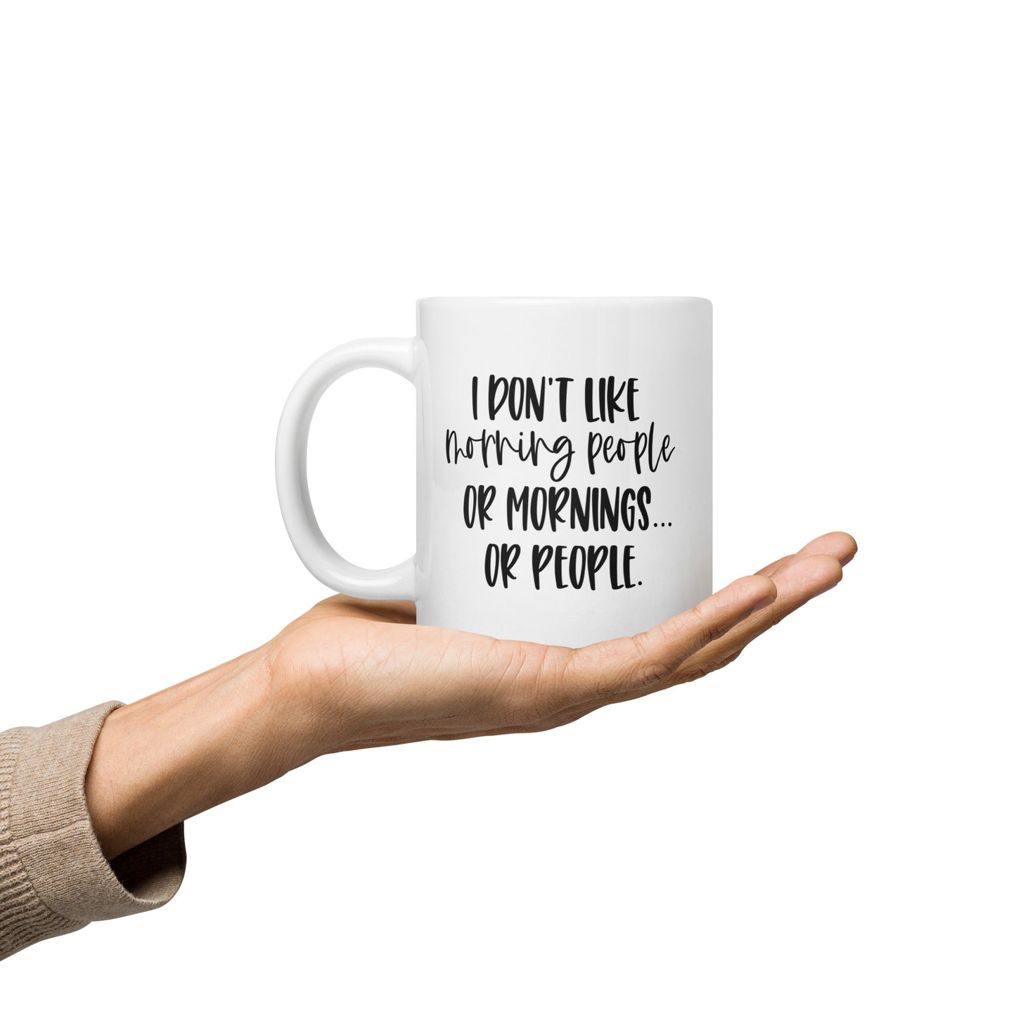 No Mornings or People Coffee Mug