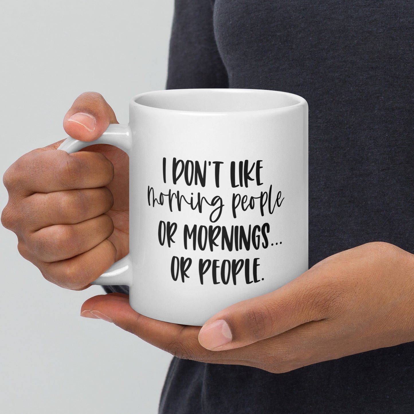 No Mornings or People Coffee Mug