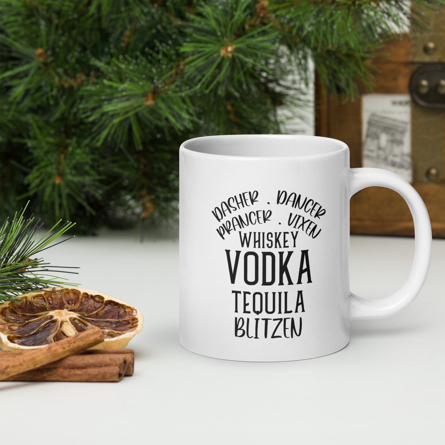 Reindeer & Spirits Coffee Mug