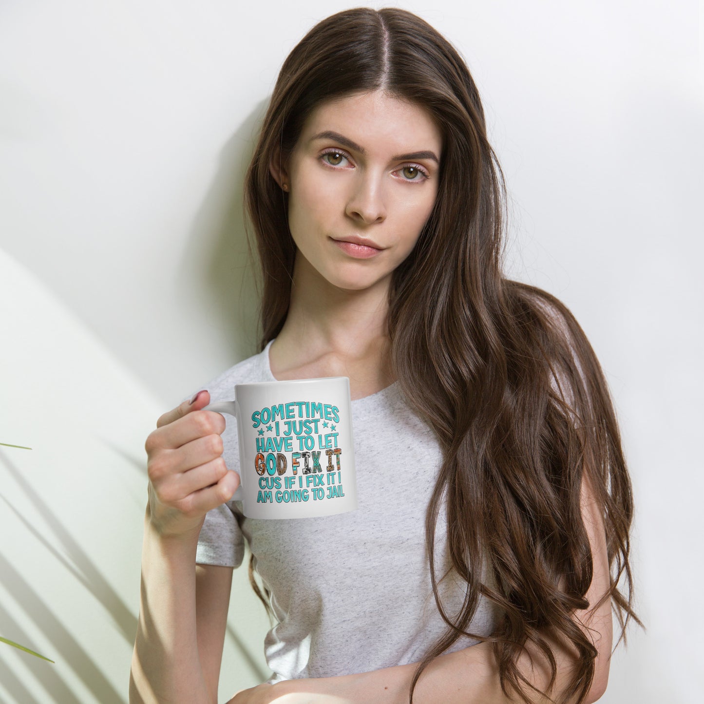 Let God Fix It Coffee Mug