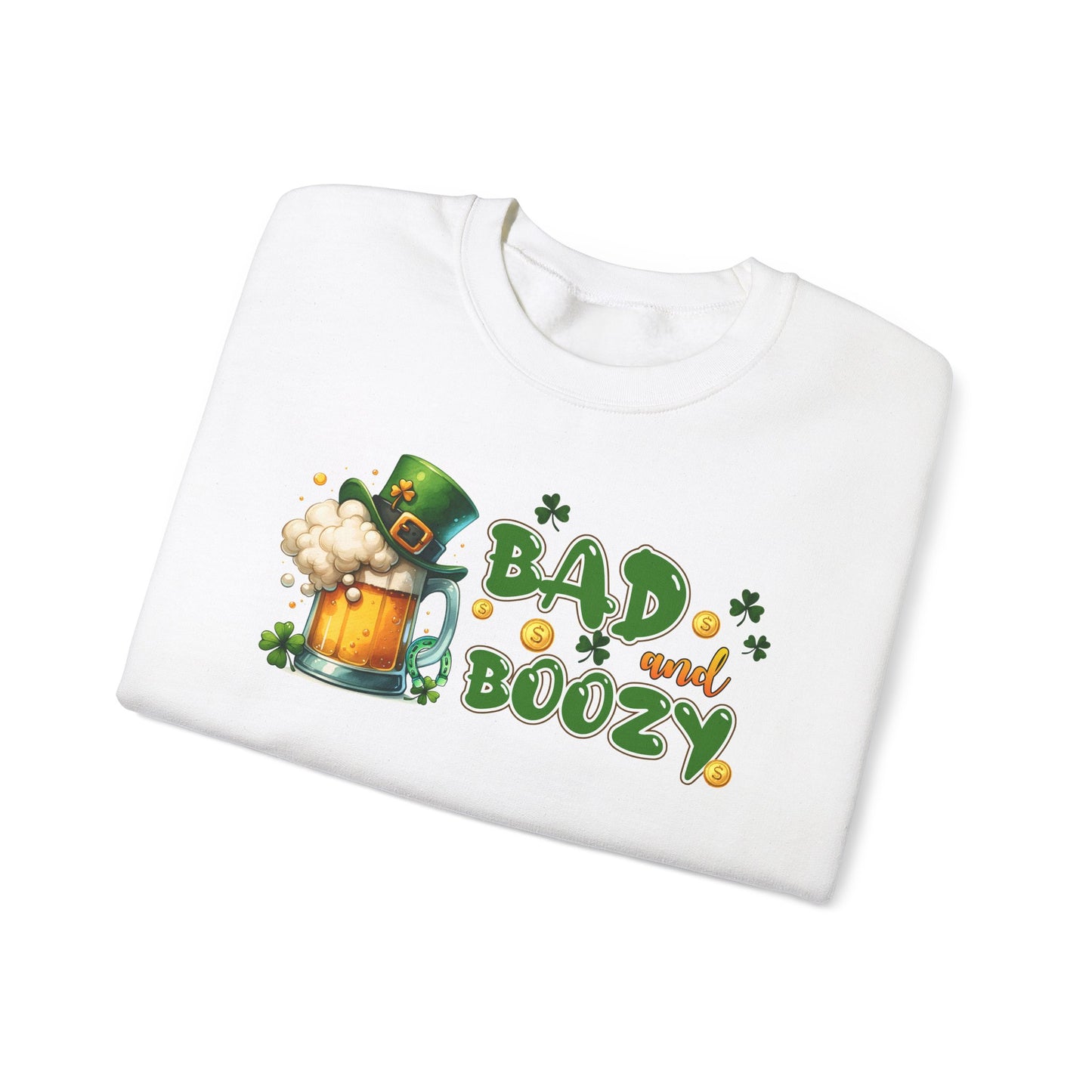 Bad and Boozy Crewneck Sweatshirt