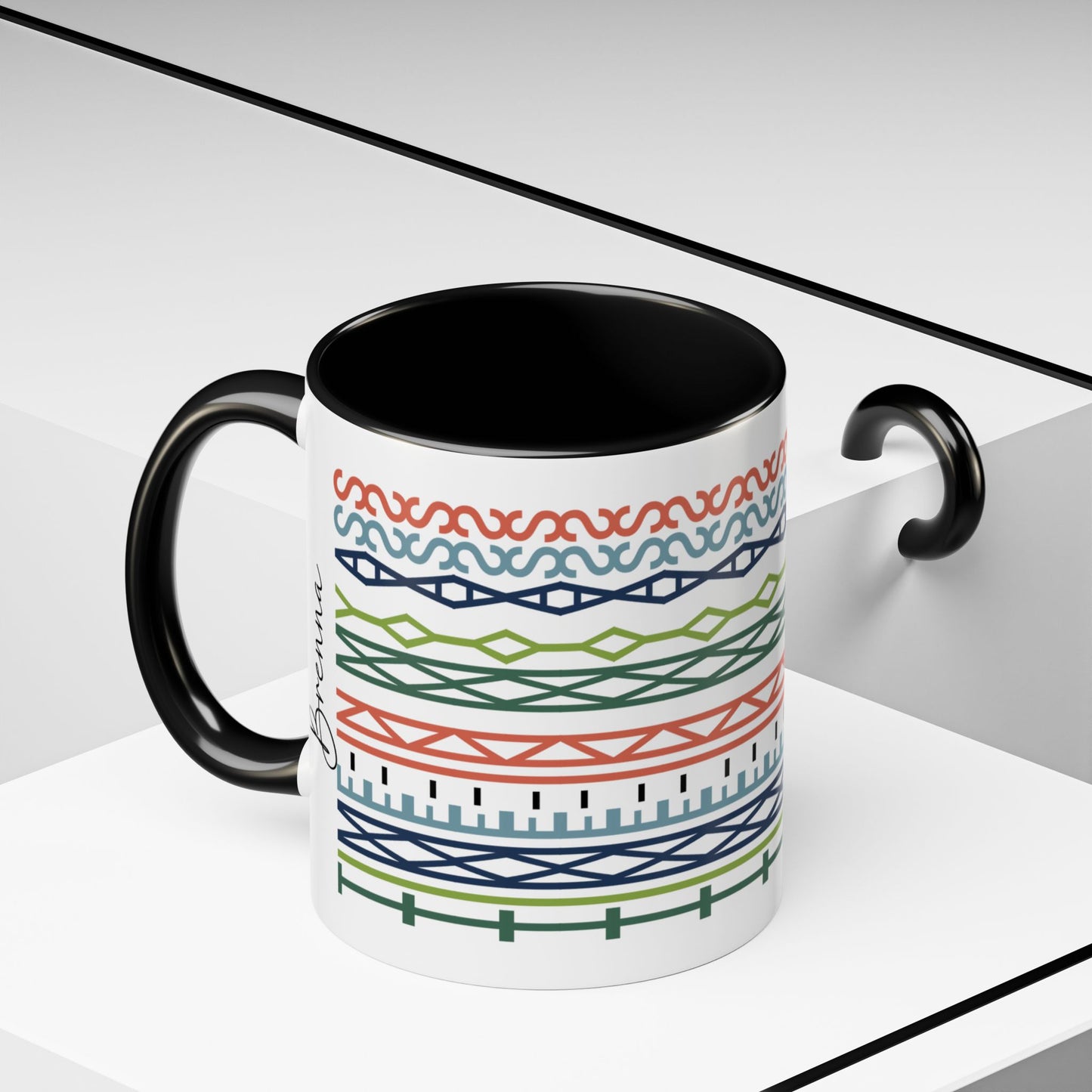 Time In My Ass – Hidden Message Mug (Black Text)