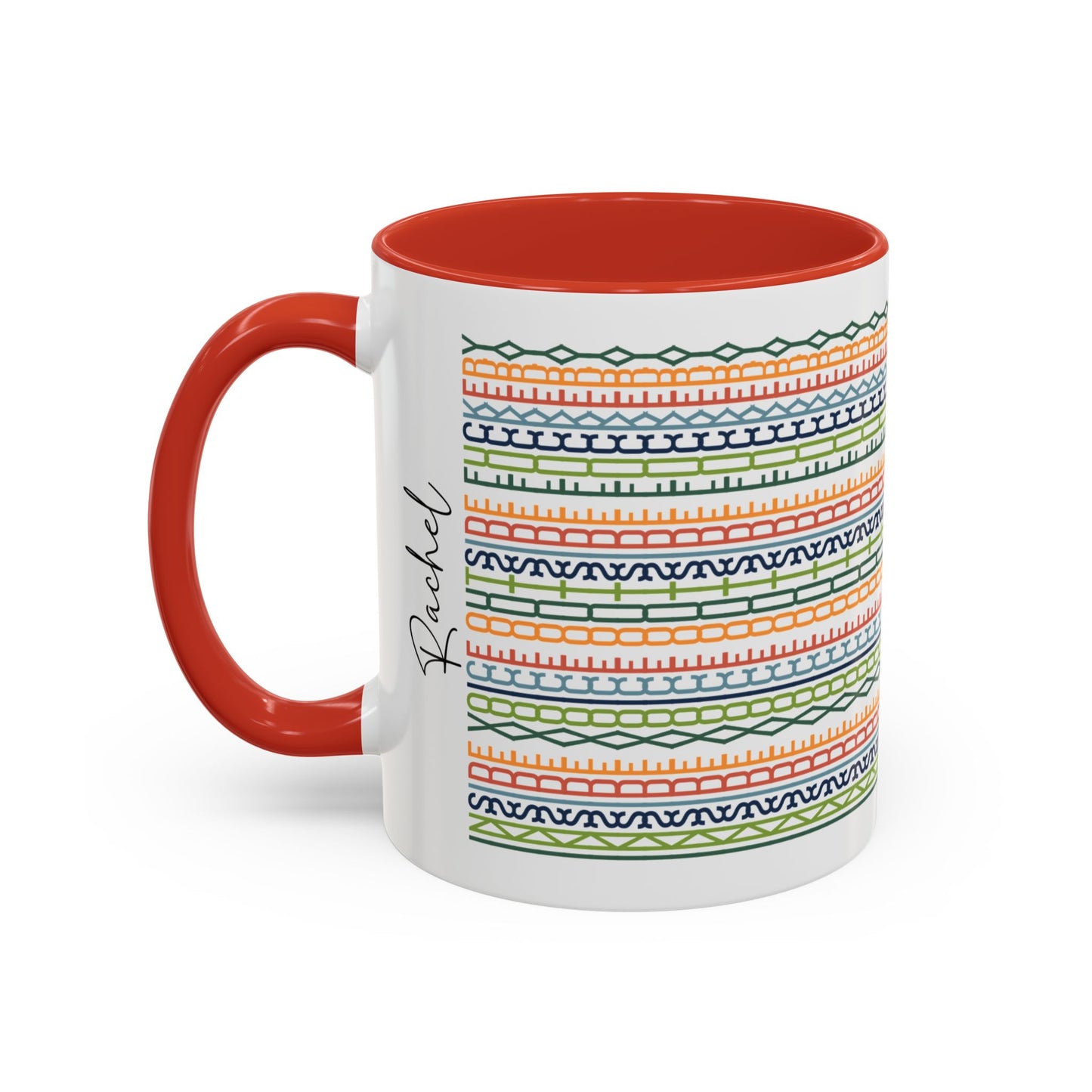 Inside Voice, Outside F**kery – Hidden Message Mug (Colorful Text)