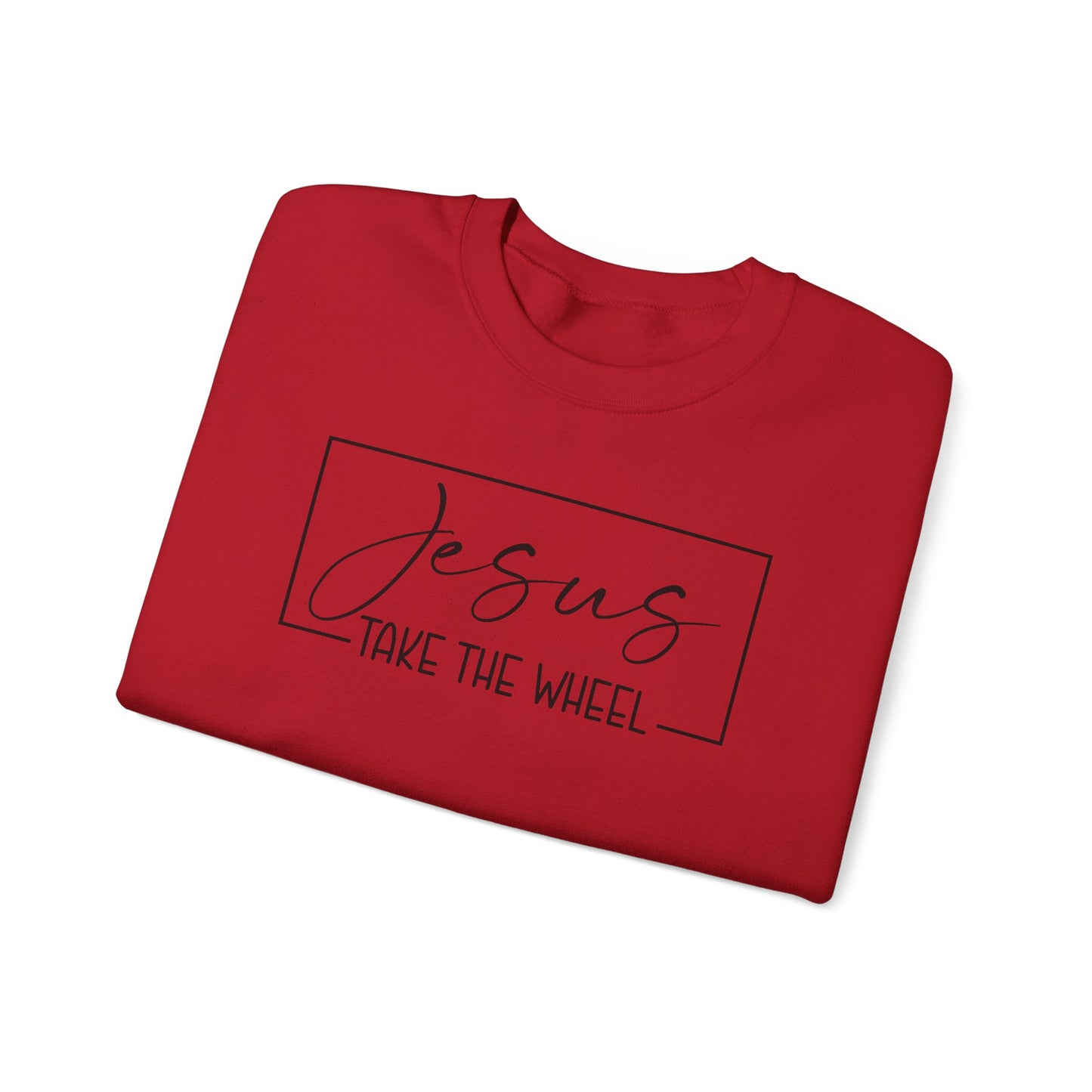 Jesus Take the Wheel Crewneck Sweatshirt