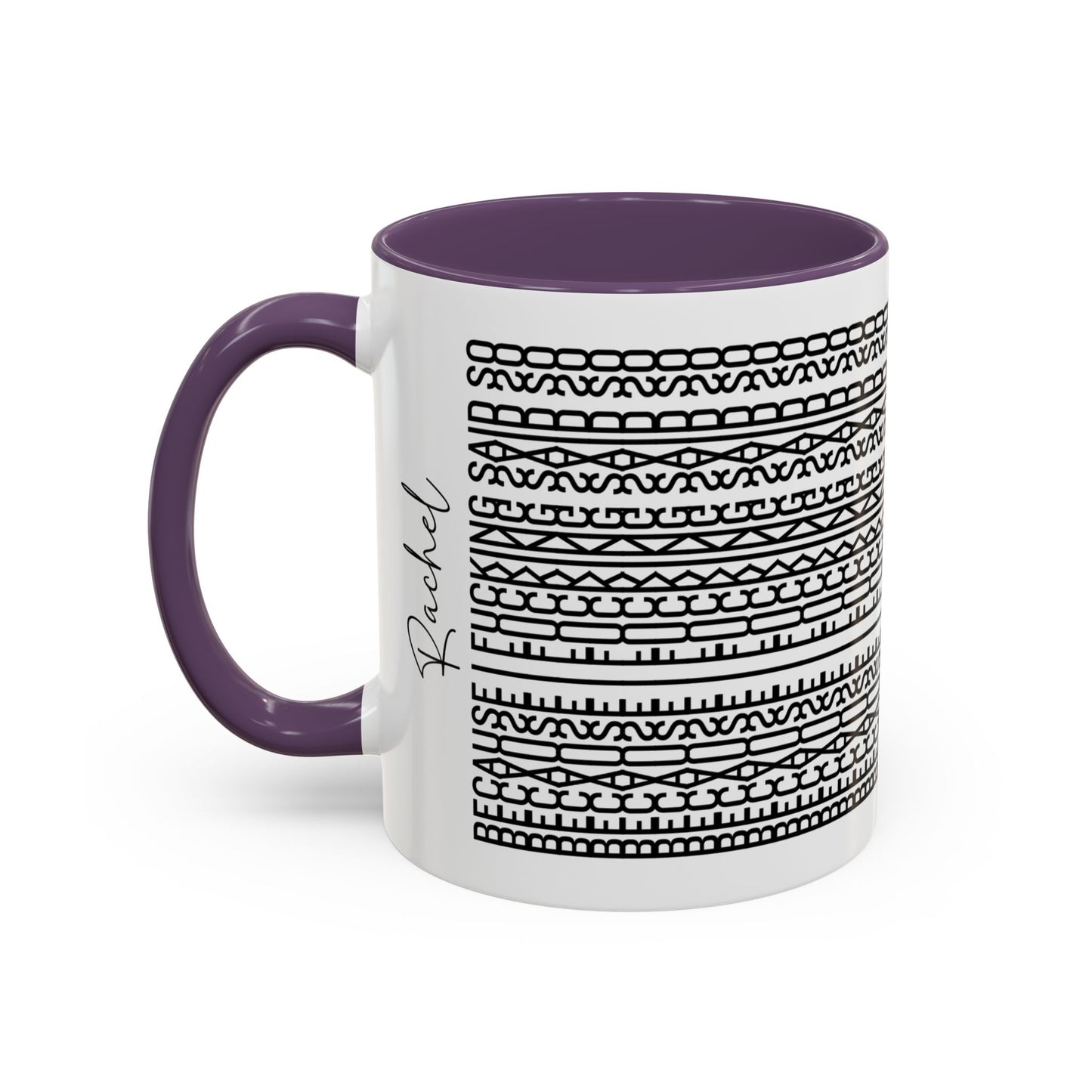 Because I F**ing Said So – Hidden Message Mug (Black Text)