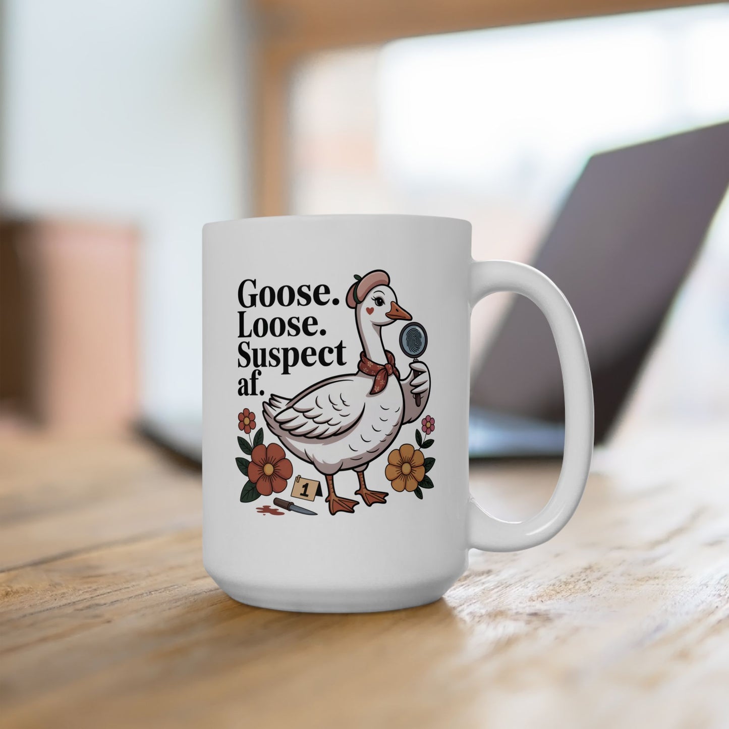 Honk if You're Guilty Ceramic Mug