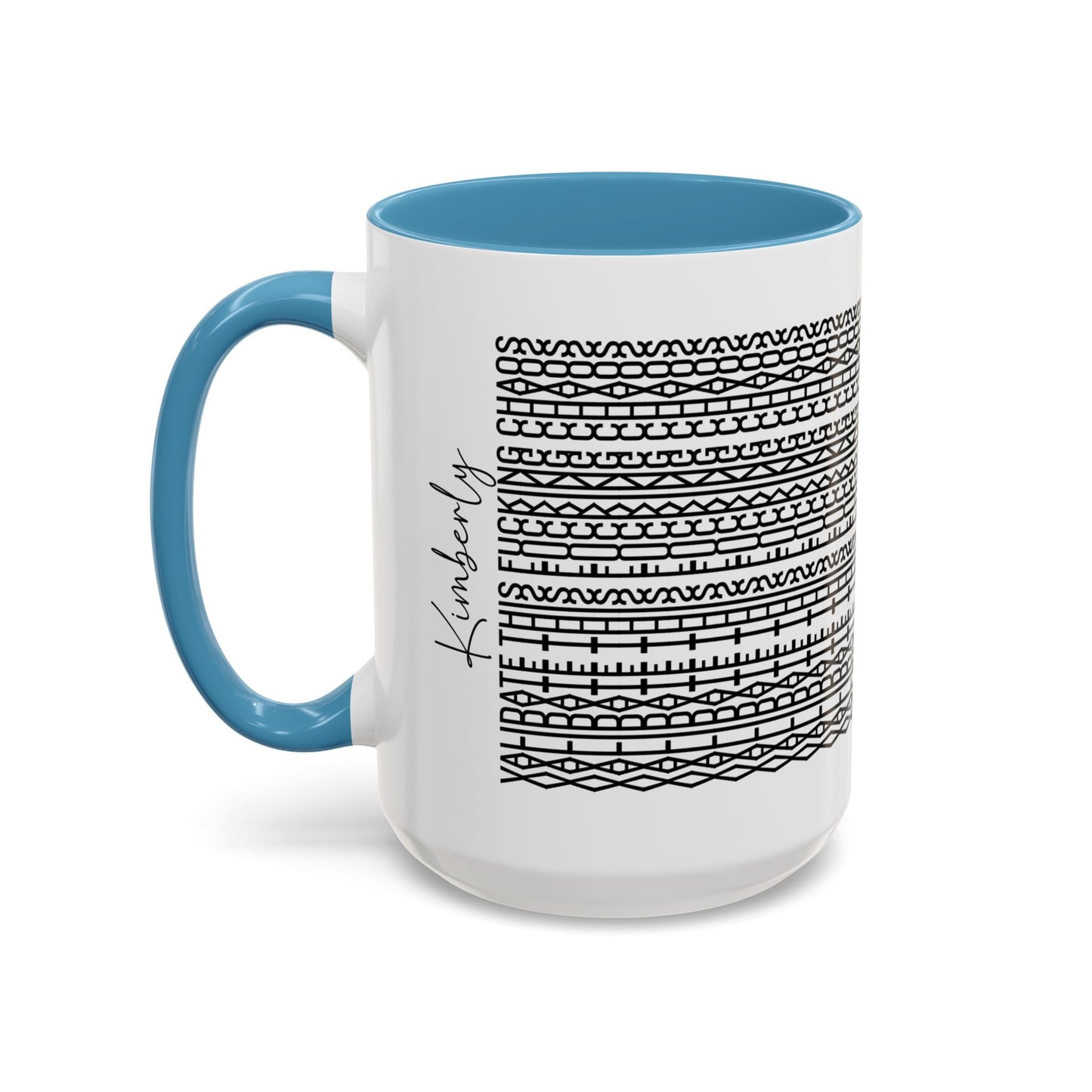 Validate This F**ing Chaos – Hidden Message Mug (Black Text)