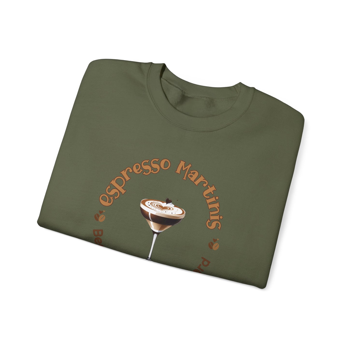 No Adulting Without Espresso Martinis Crewneck Sweatshirt