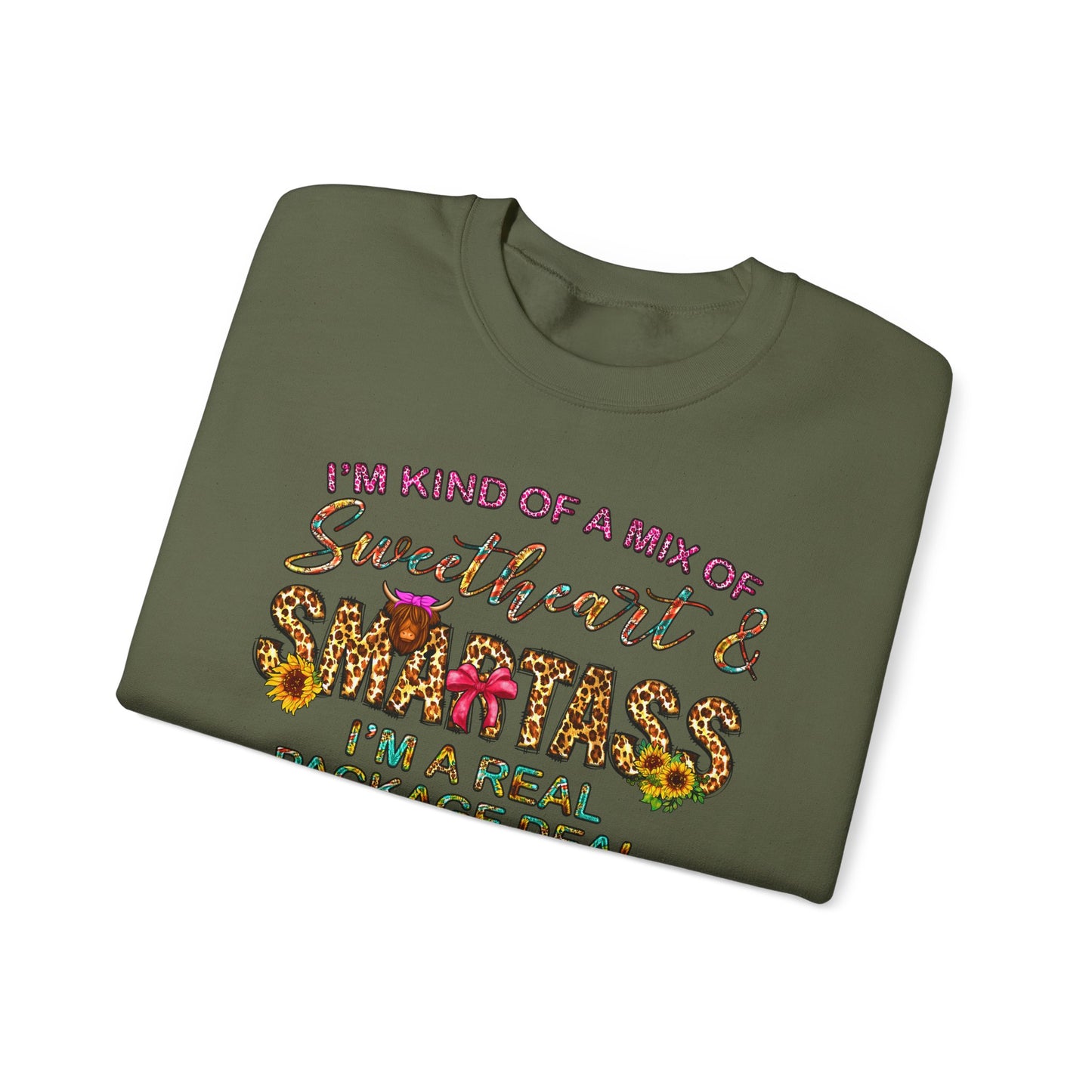 Sweet Smartass Crewneck Sweatshirt