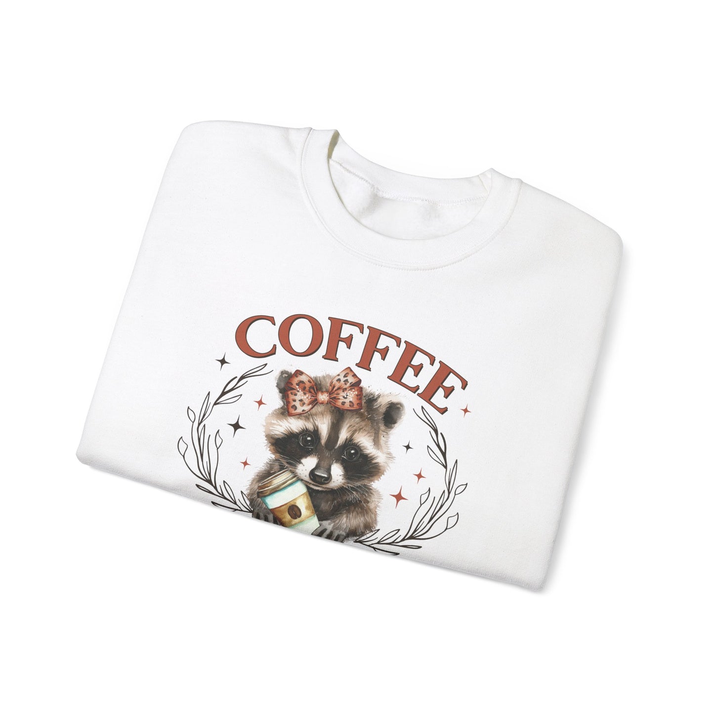 Nicer With Coffee Crewneck Sweatshirt