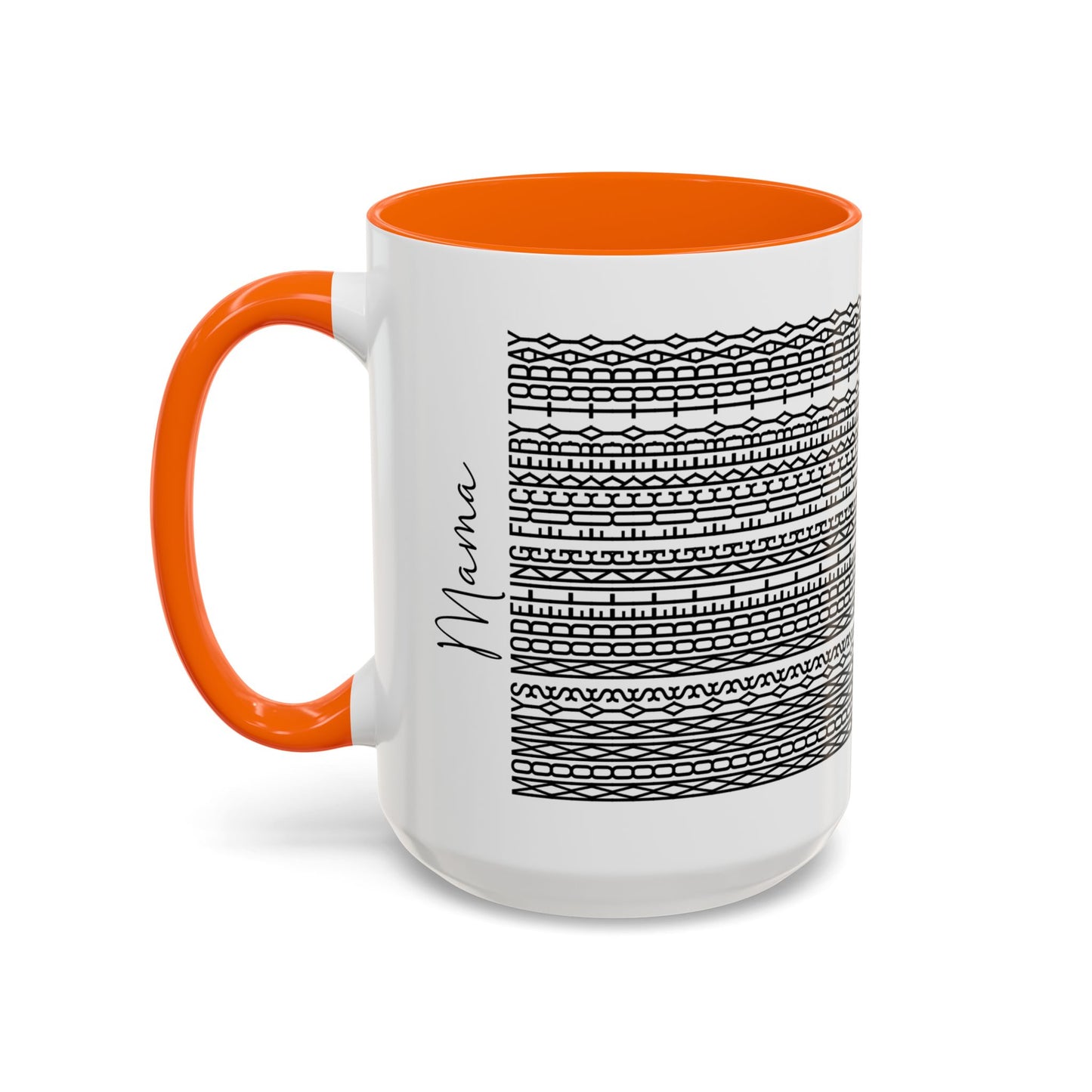 Mommy Modeling F**kery Today – Hidden Message Mug (Colorful Text)