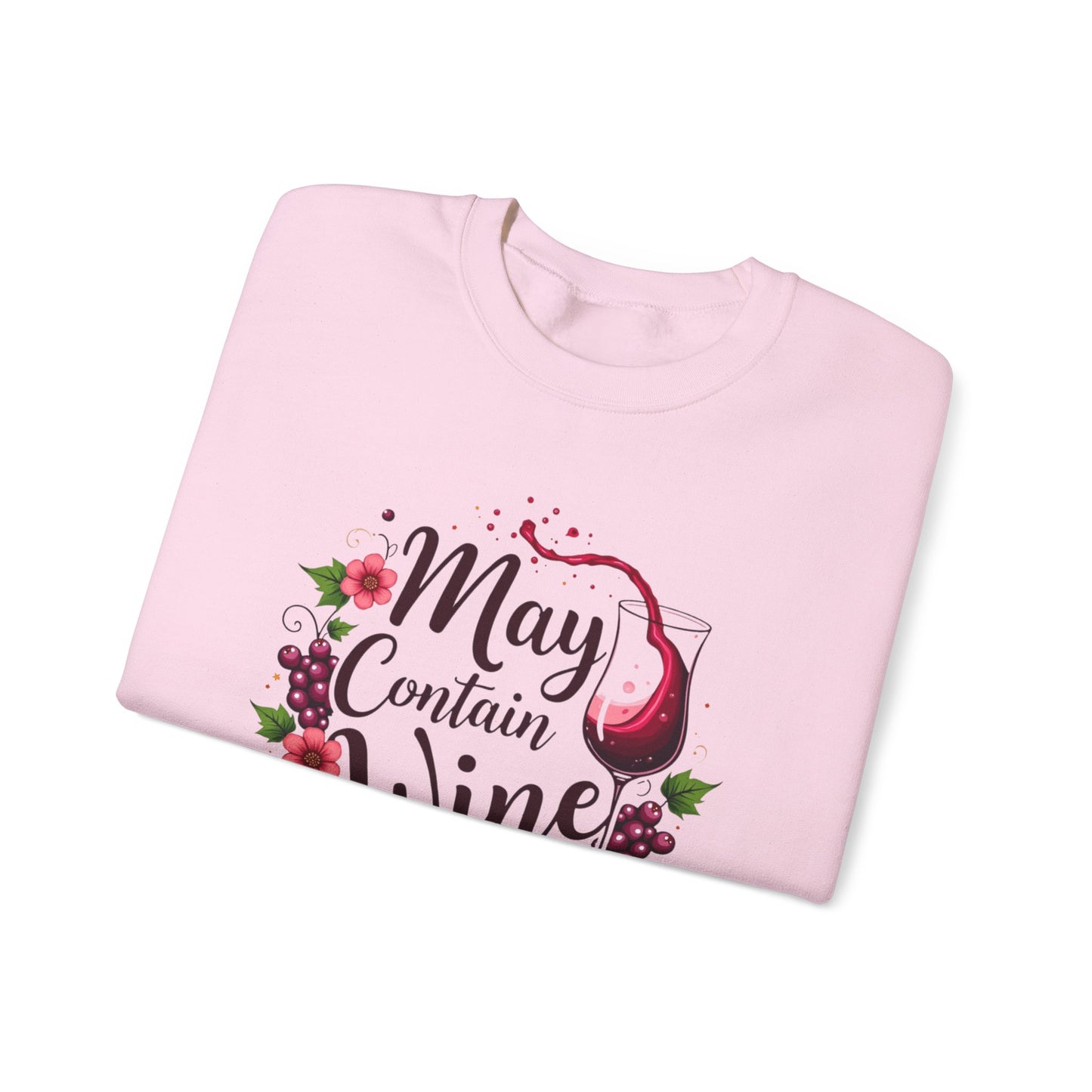 Wine is a possible ingredient Crewneck Sweatshirt