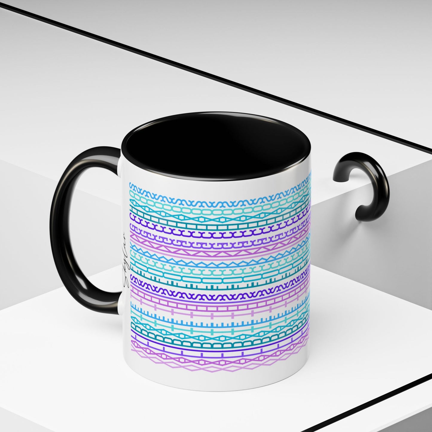 Validate This F**ing Chaos – Hidden Message Mug (Colorful Text)