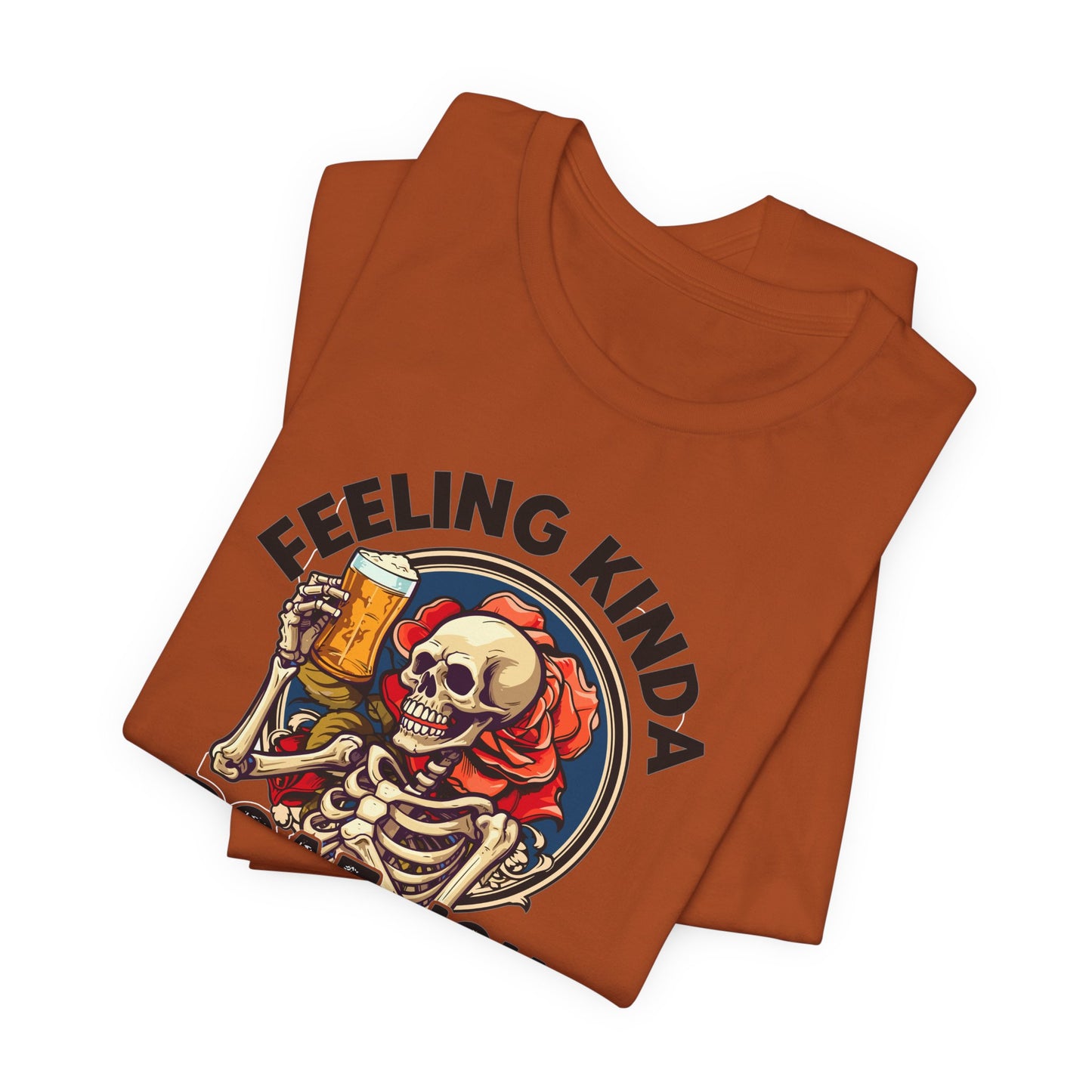 Feeling Kinda IDGAFish Skeleton T-Shirt