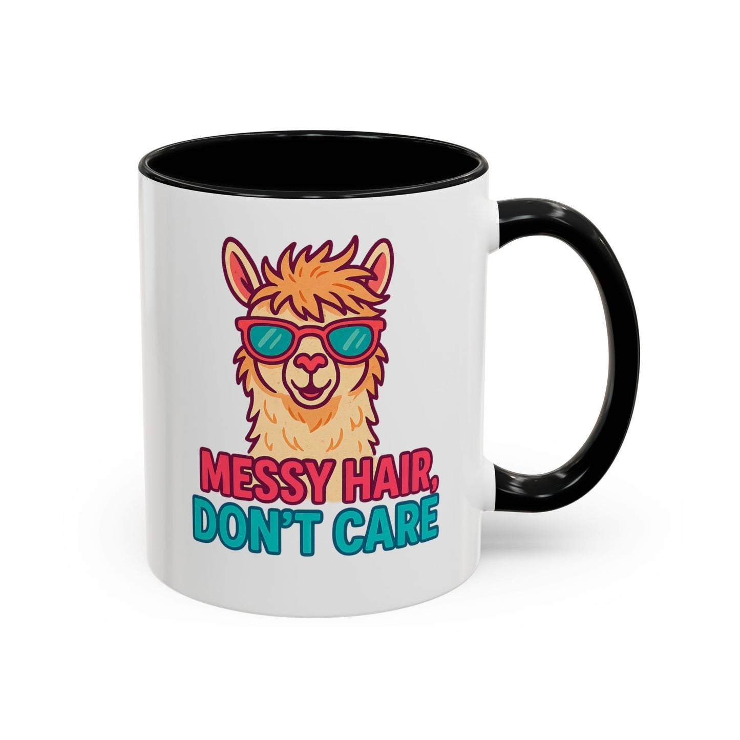 Unbrushed and Unbothered Accent Mug