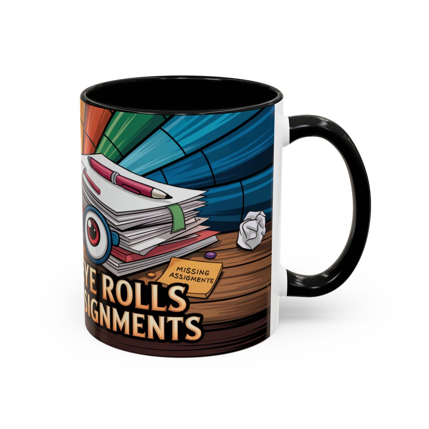 Personalized Teacher Eyeroll Coffee Mug
